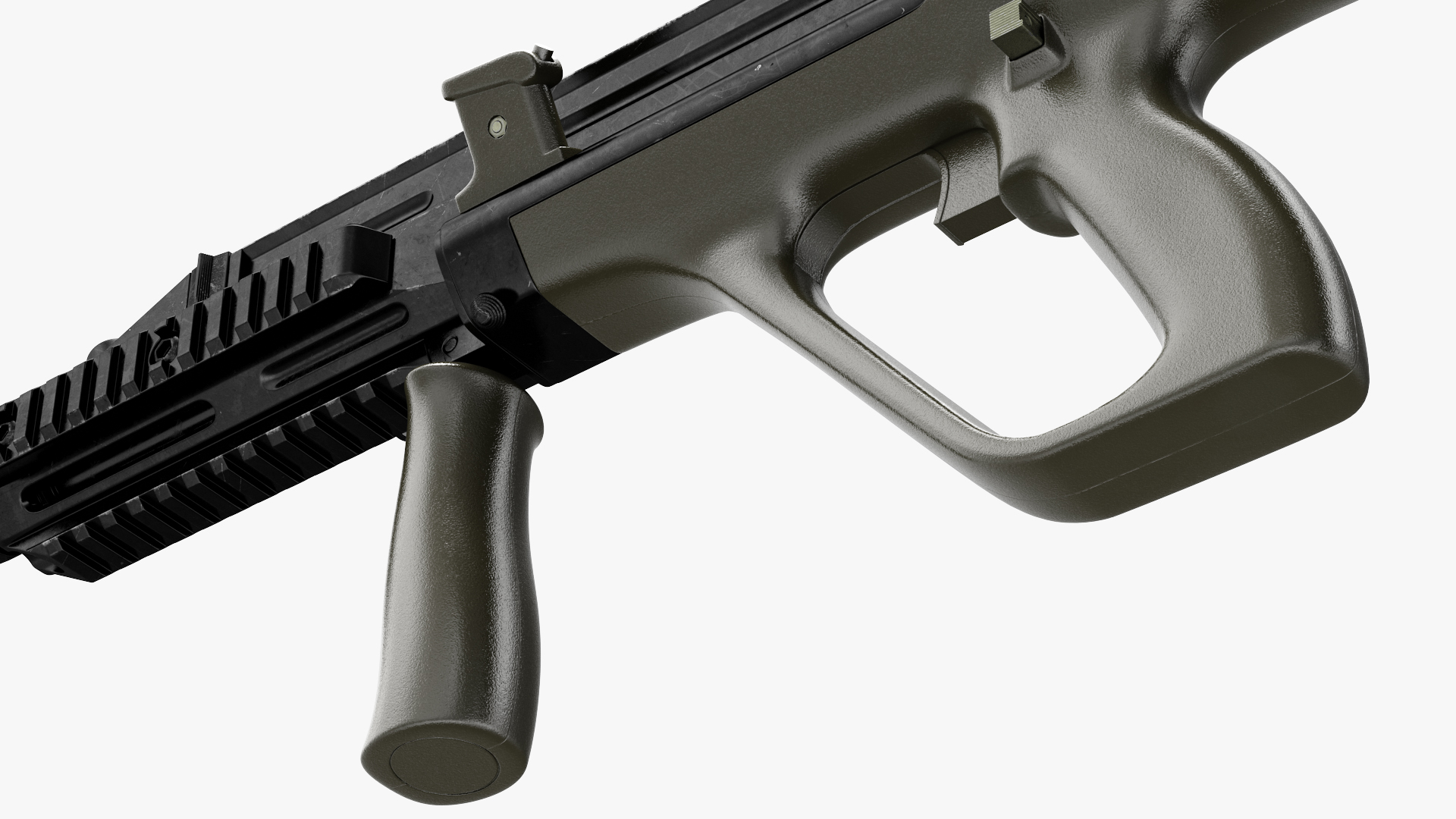 3D Bullpup Steyr AUG with Thermal Scope Trijicon M300W