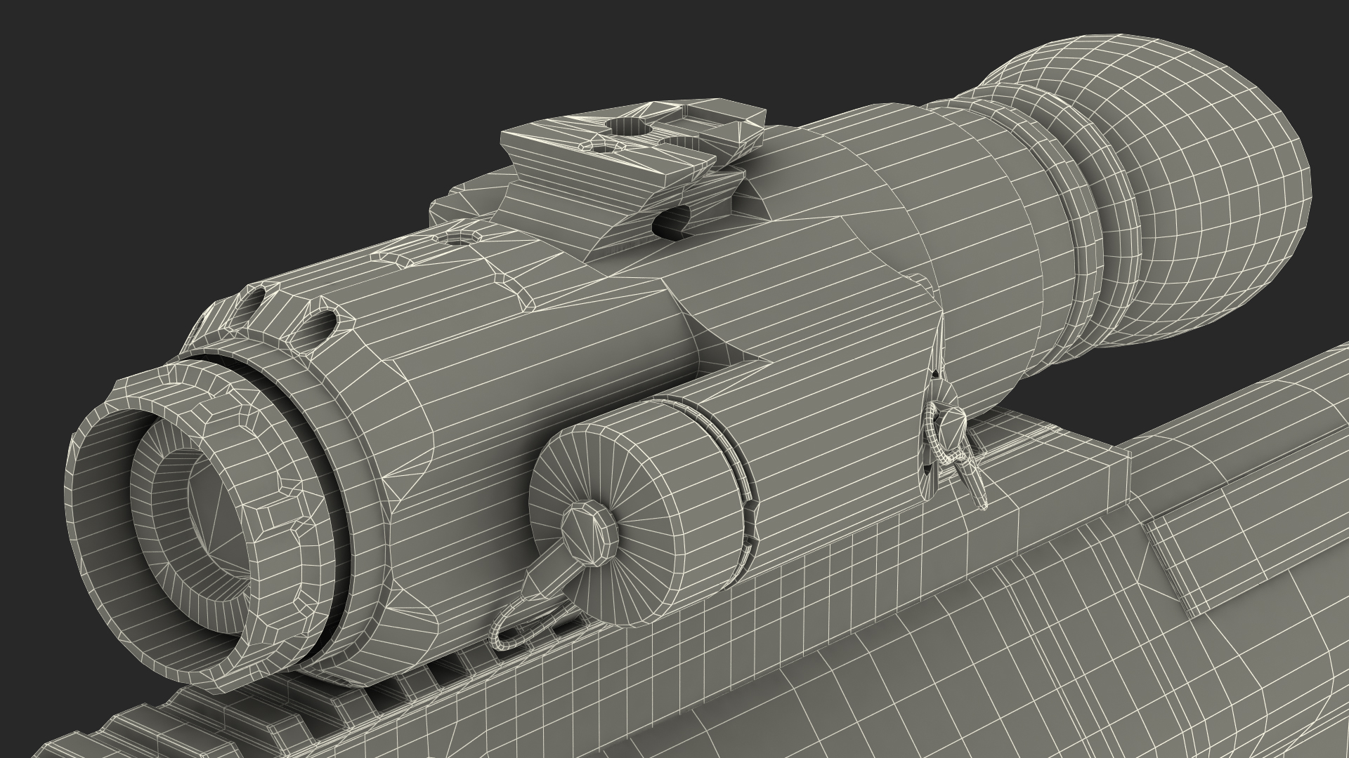 3D Bullpup Steyr AUG with Thermal Scope Trijicon M300W