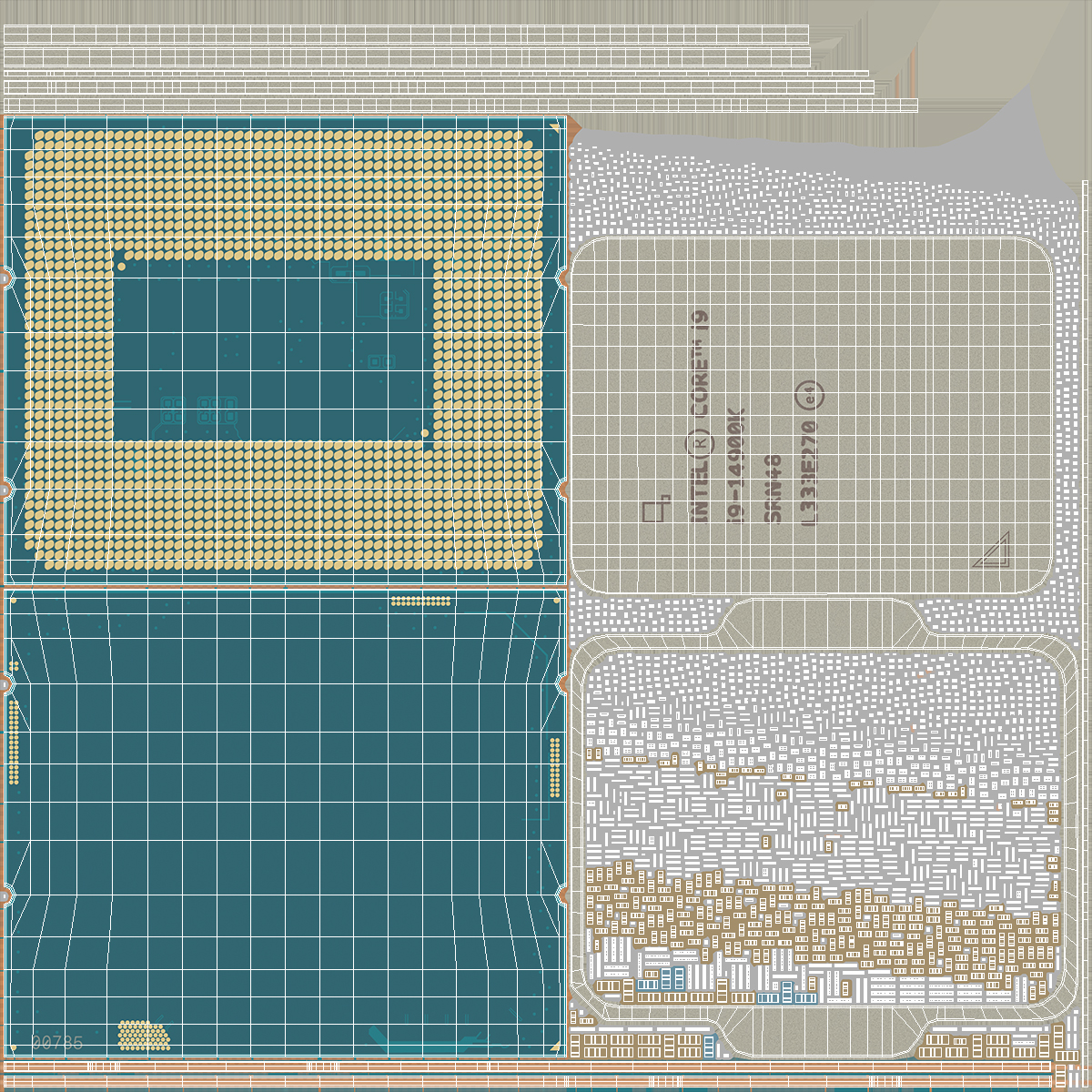 Intel Core i9 14900K LGA1700 CPU Silver - view 9