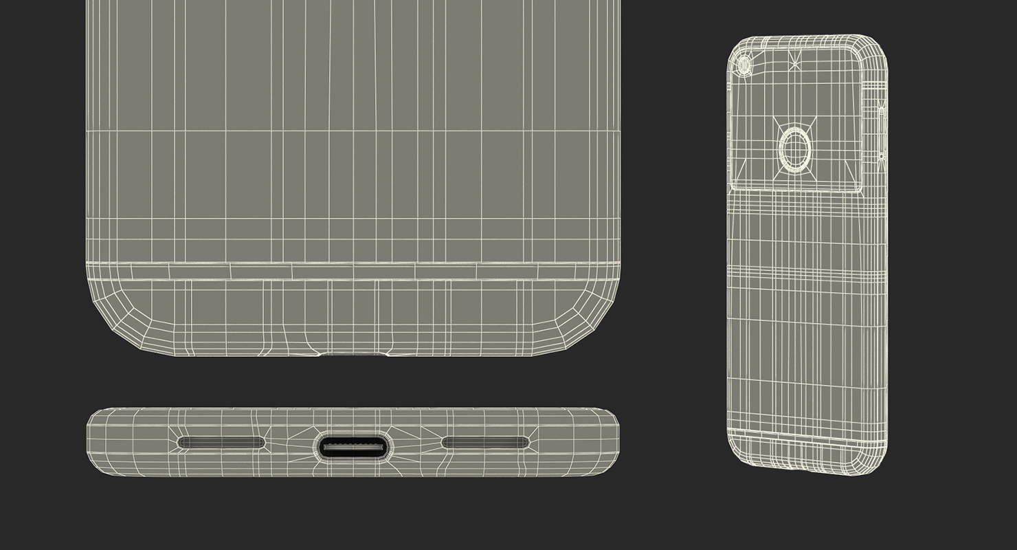 3D model Google Pixel Phone Really Blue