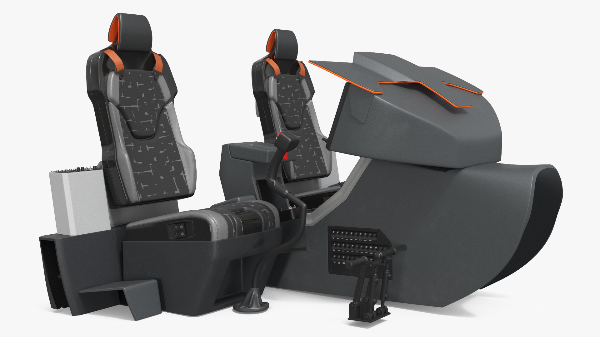 Helicopter Cockpit Module with Dual Seats - view 2