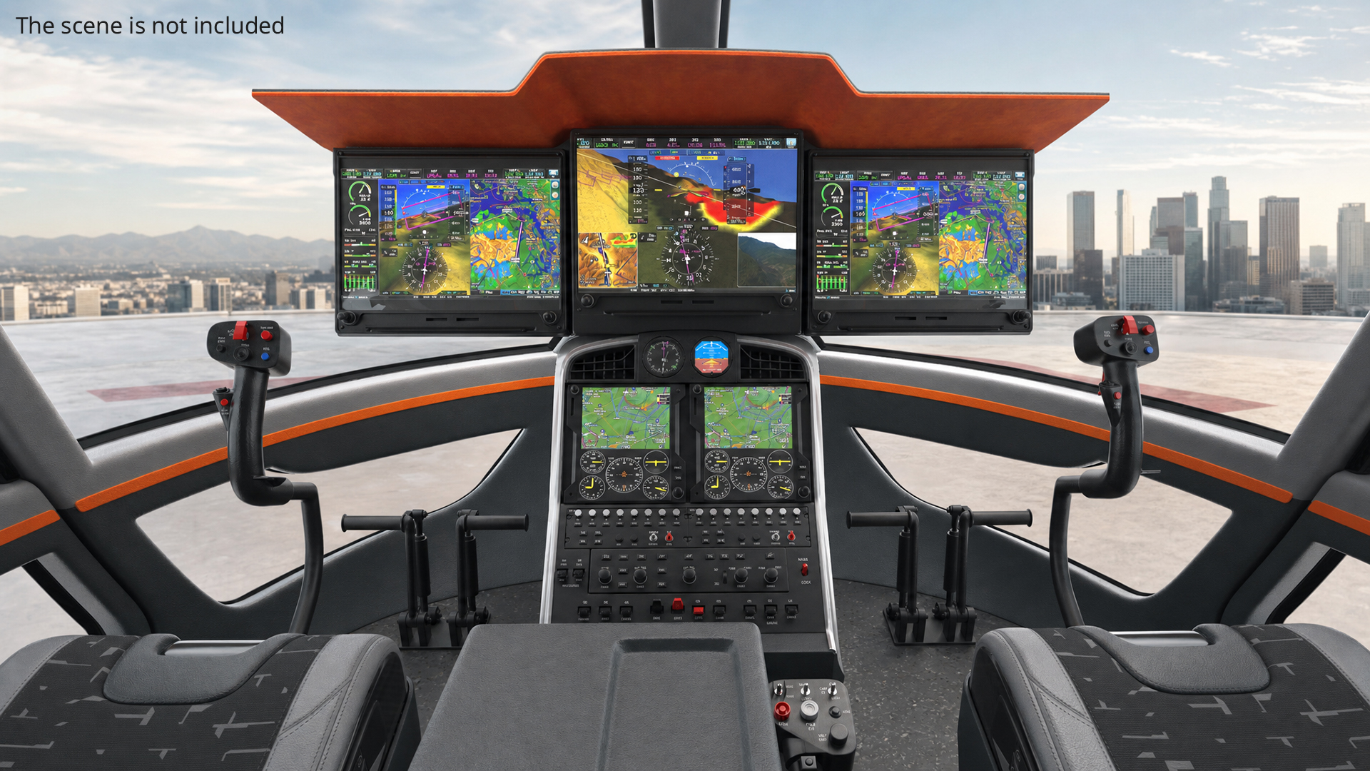 Helicopter Cockpit Module with Dual Seats - view 3