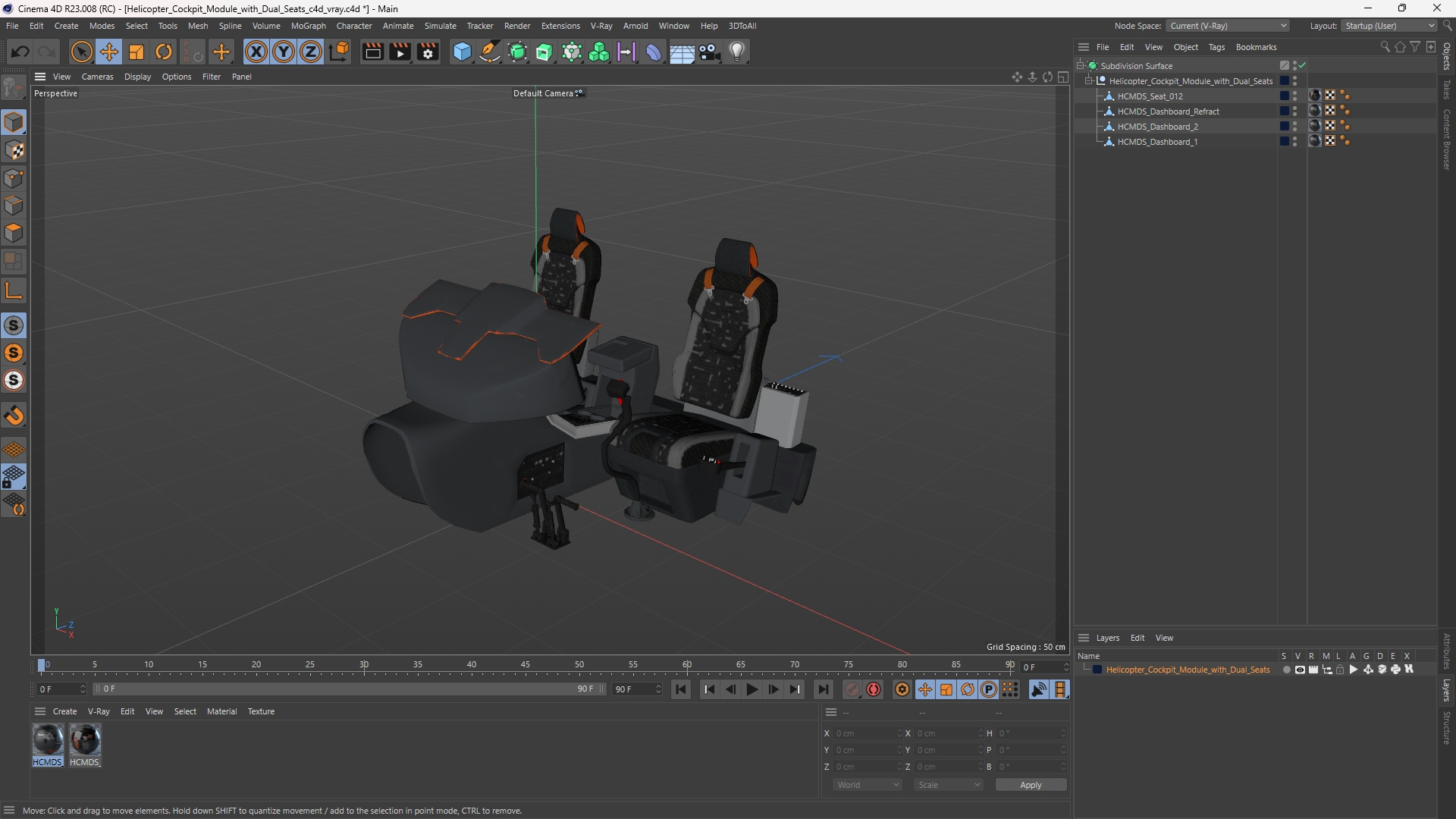 Helicopter Cockpit Module with Dual Seats - view 12