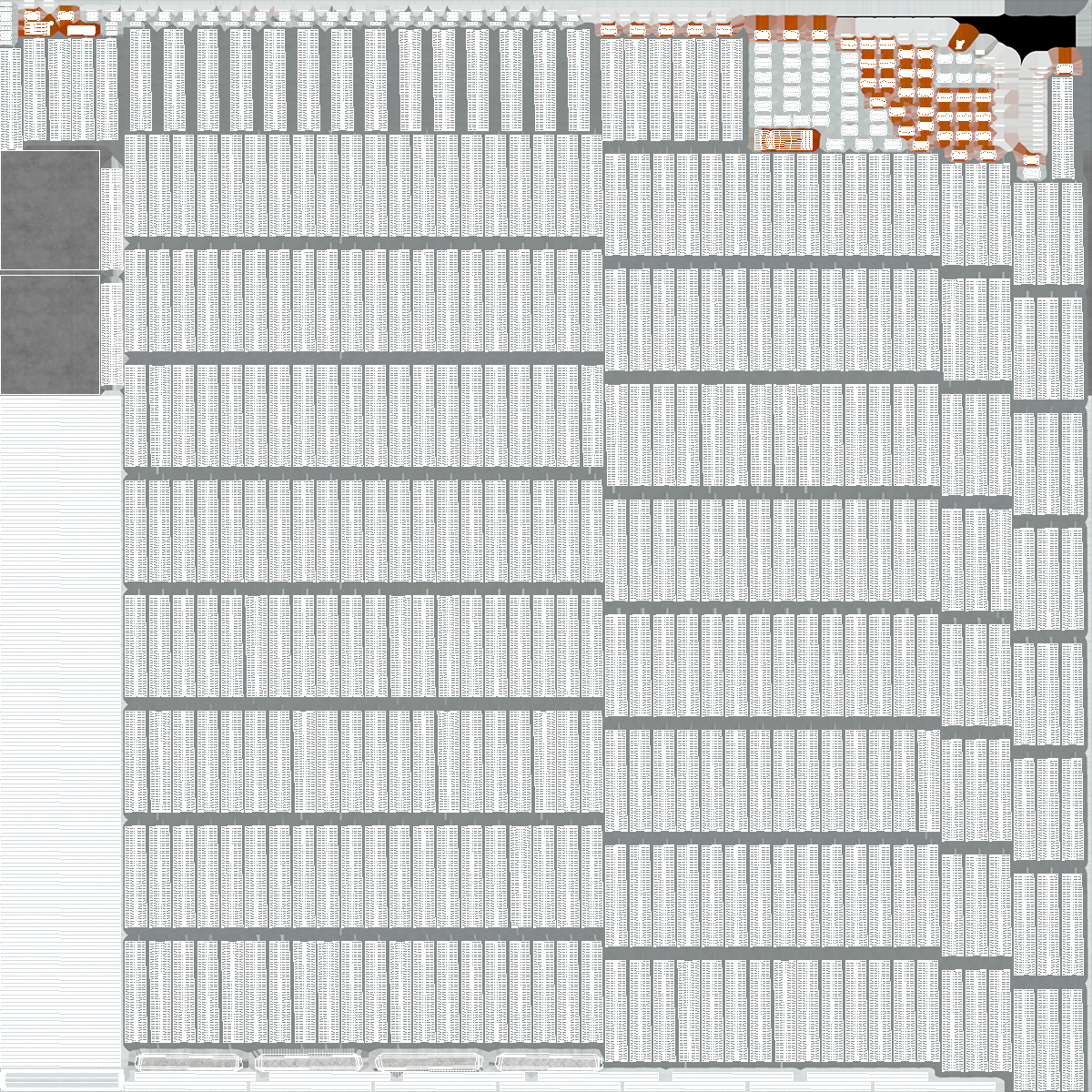 Evaporator Coil with Aluminum Fins and Copper Tubes, view 8