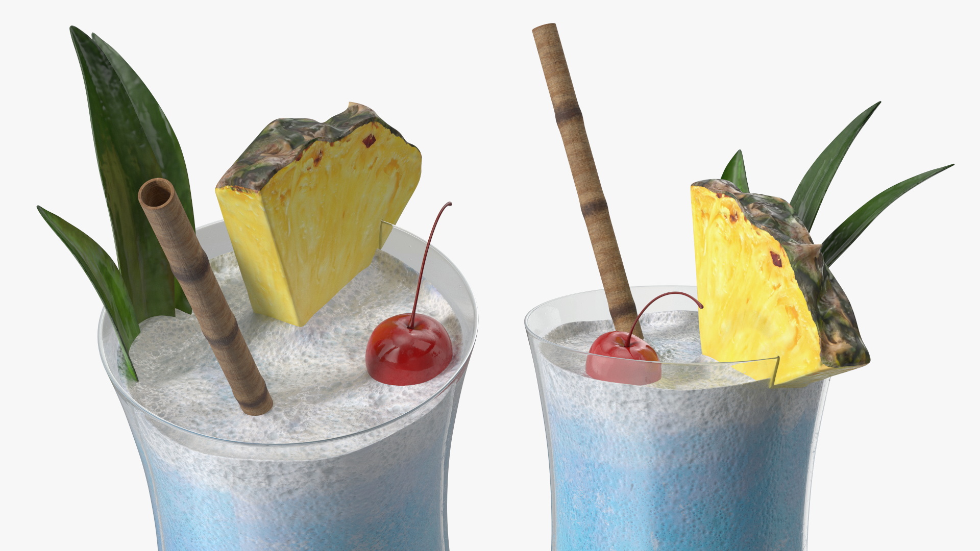 3D Beach Patio Chairs and Table model