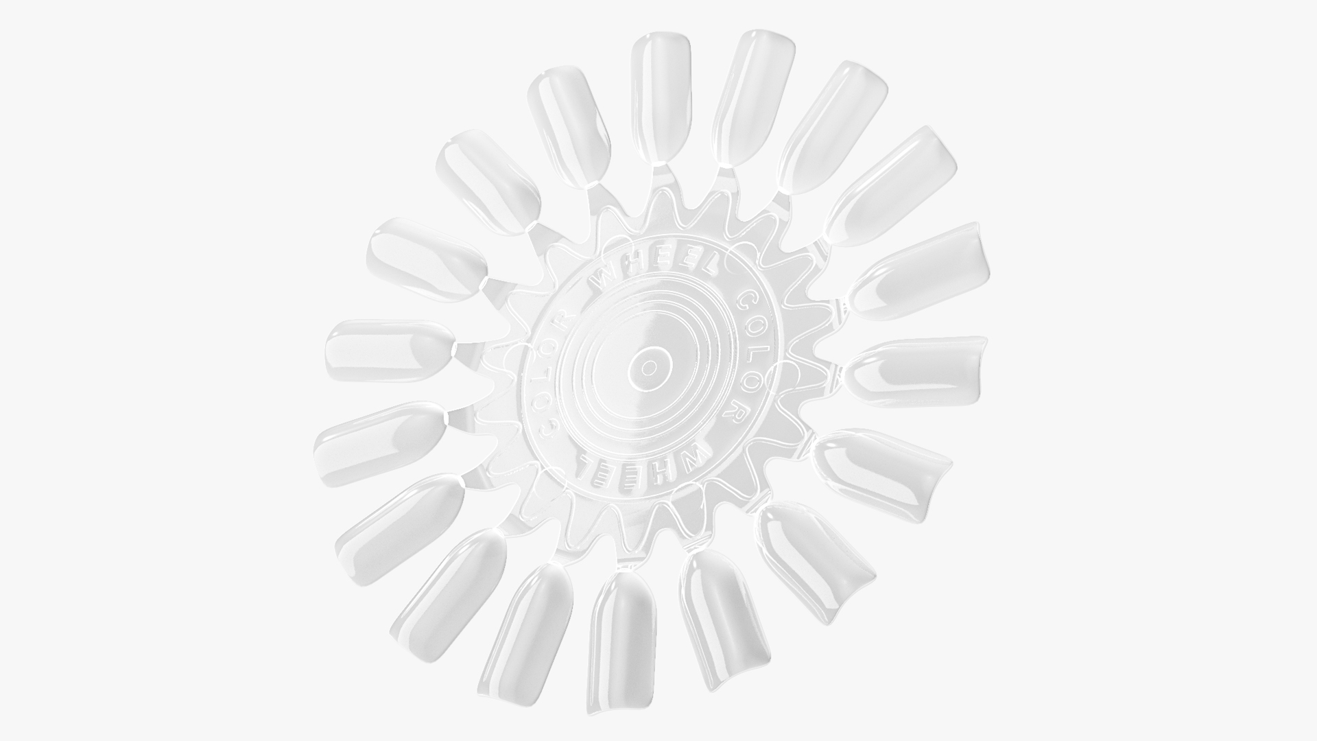 Nail Display Sunflower Shaped 3D model