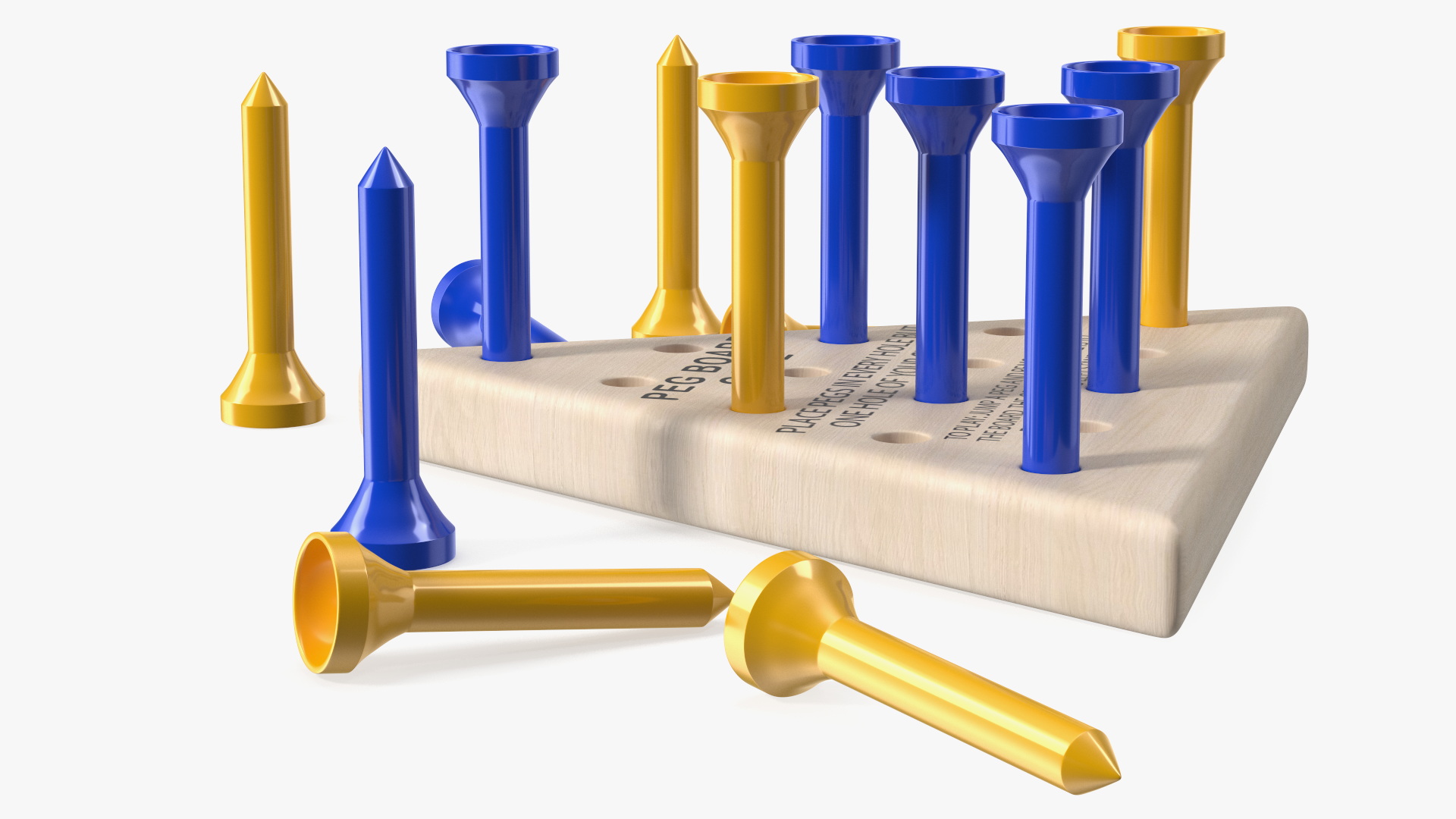 3D model Peg Game Played