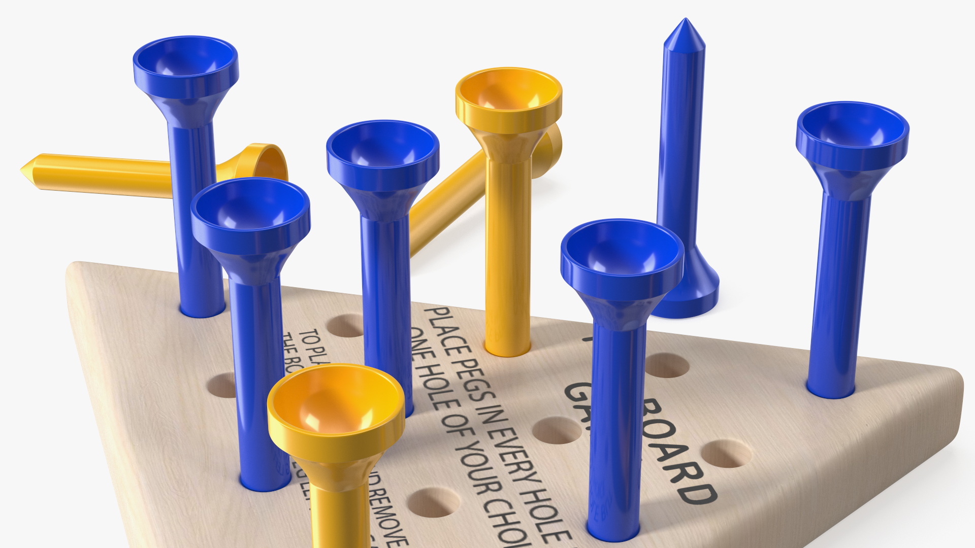 3D model Peg Game Played