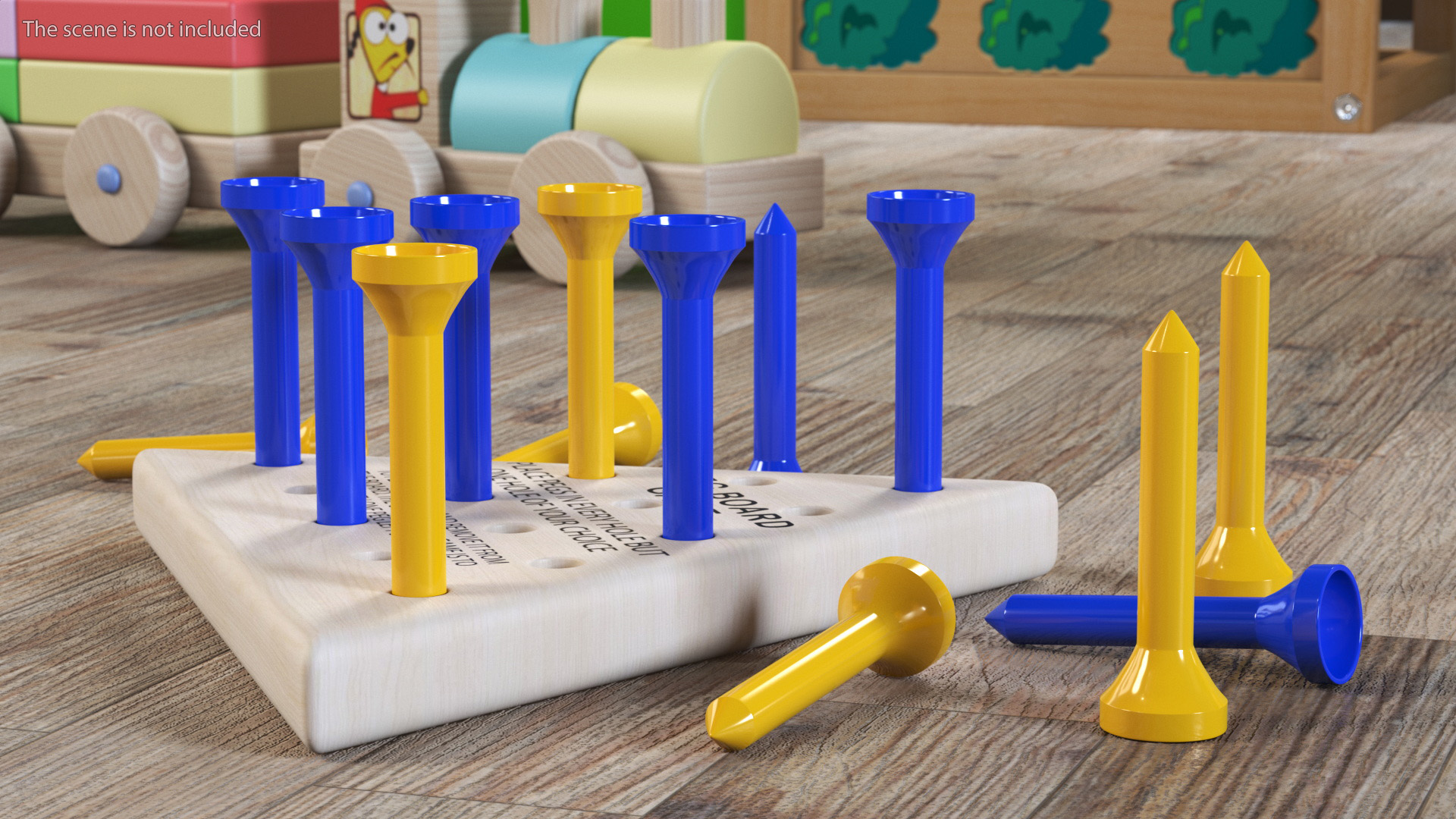 3D model Peg Game Played
