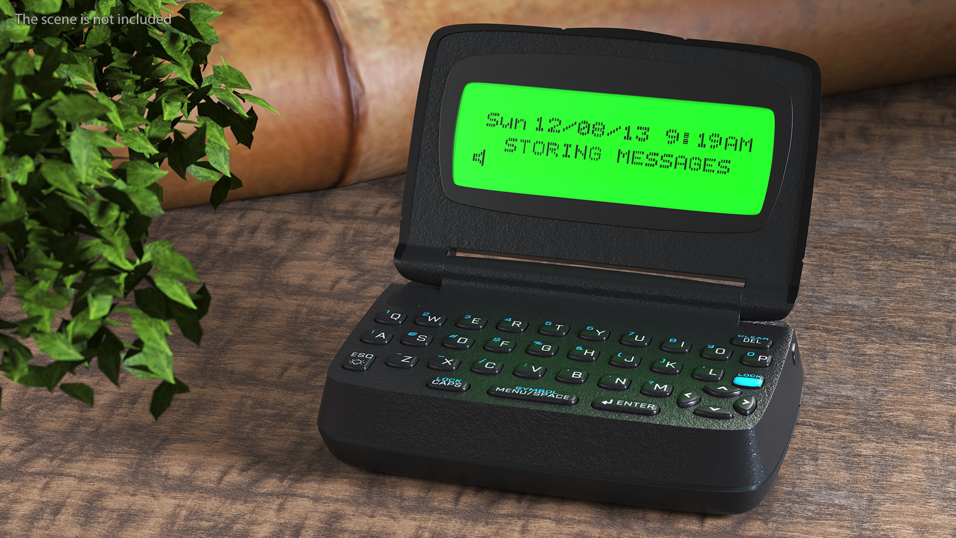 3D Two-Way Pager with Screen On model