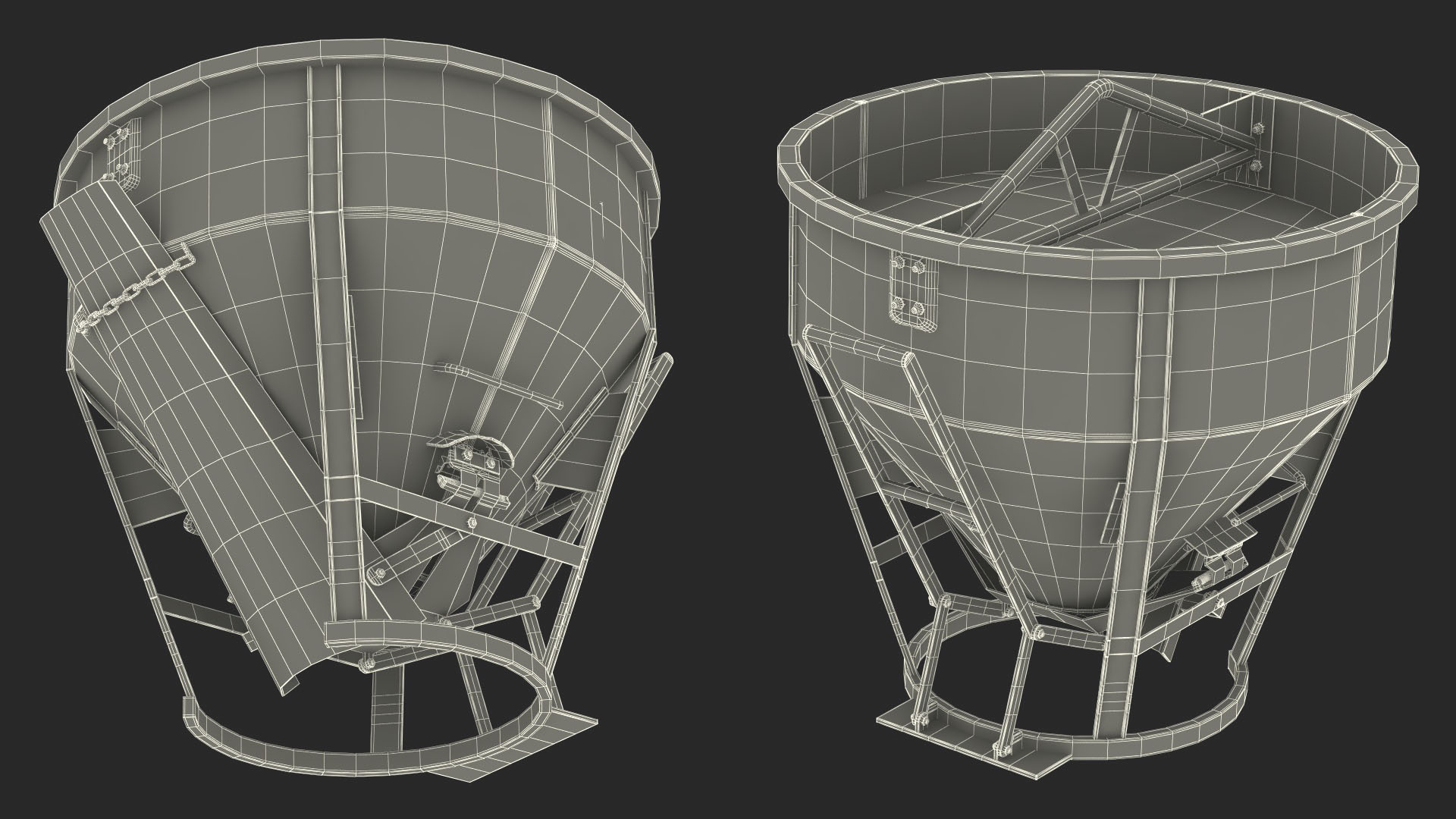 3D model Cement Mixer Truck Lafarge Livery with Concrete Bucket by Boscaro