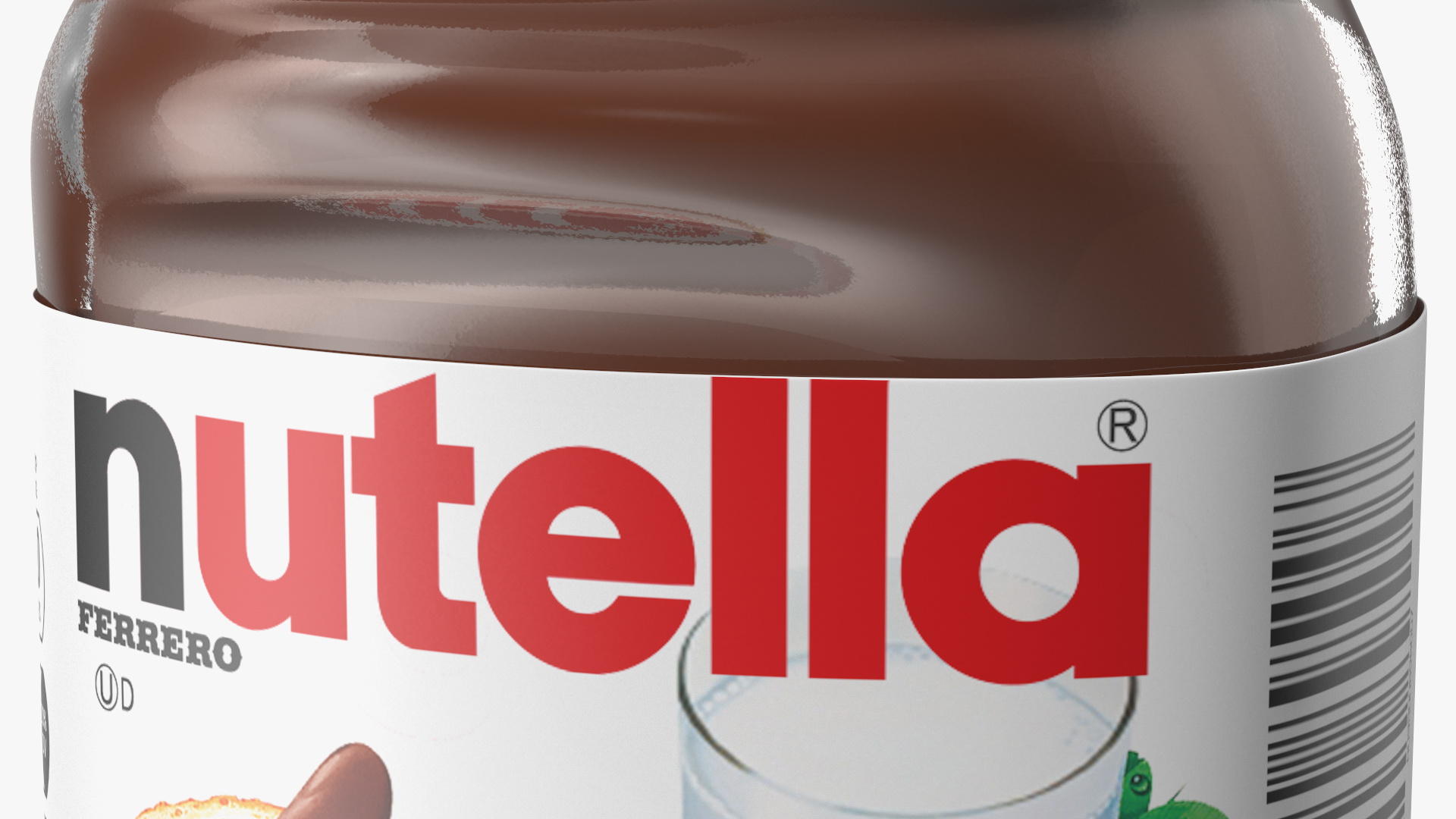 Nutella Chocolate Hazelnut Spread 13 oz 3D model