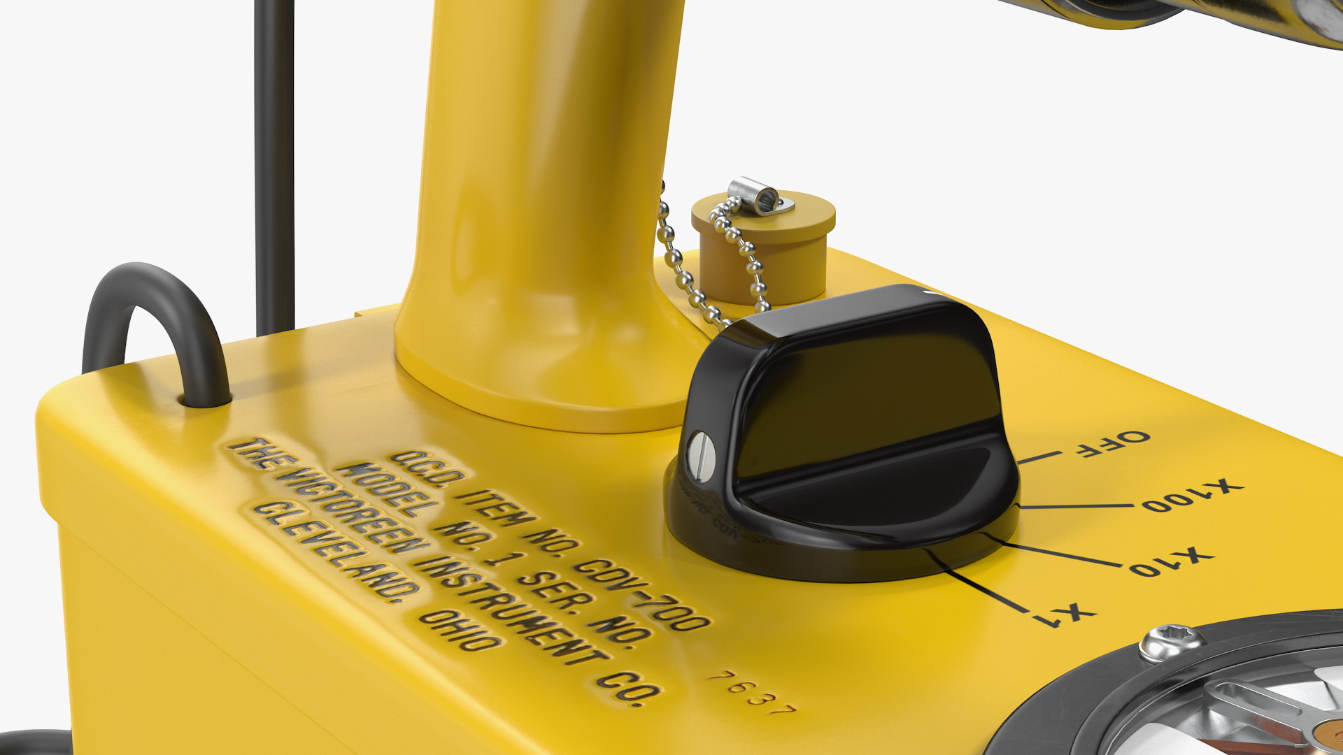 Victoreen CDV 700 Classic Civil Defence Geiger Counter 3D model