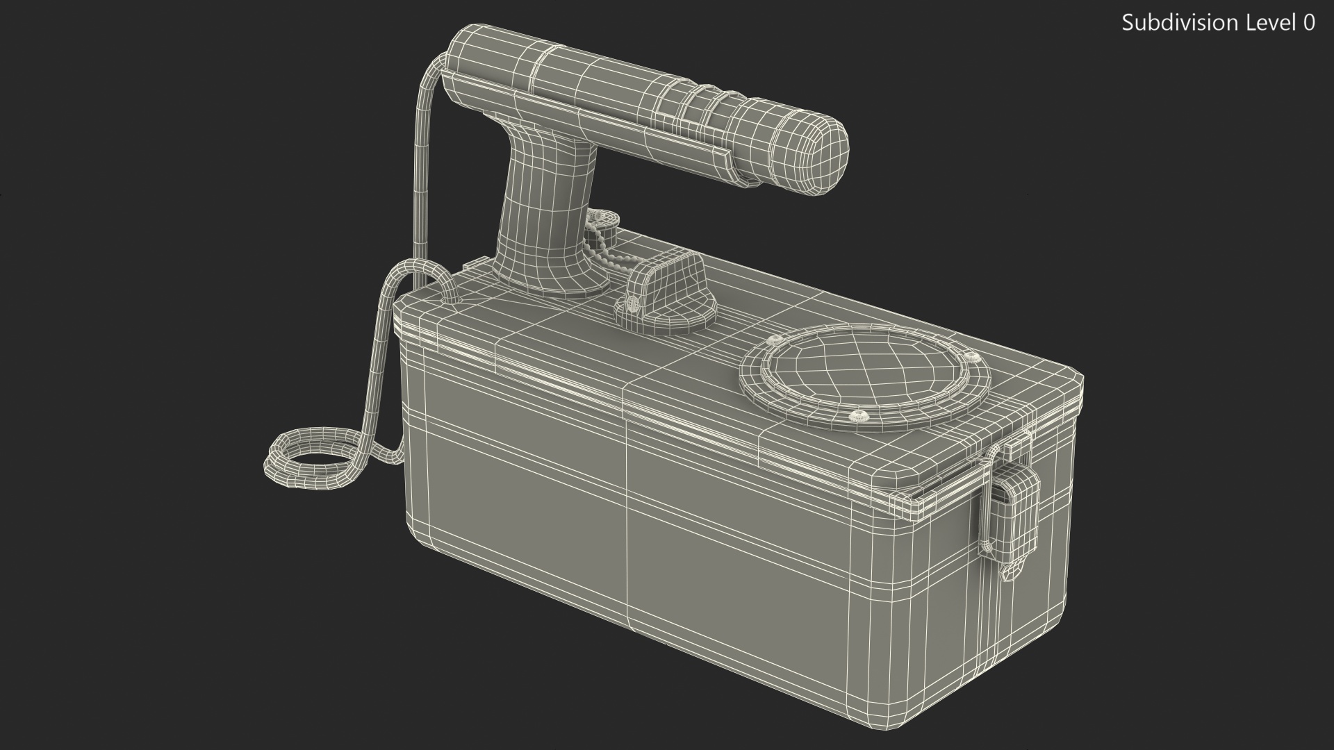 Victoreen CDV 700 Classic Civil Defence Geiger Counter 3D model