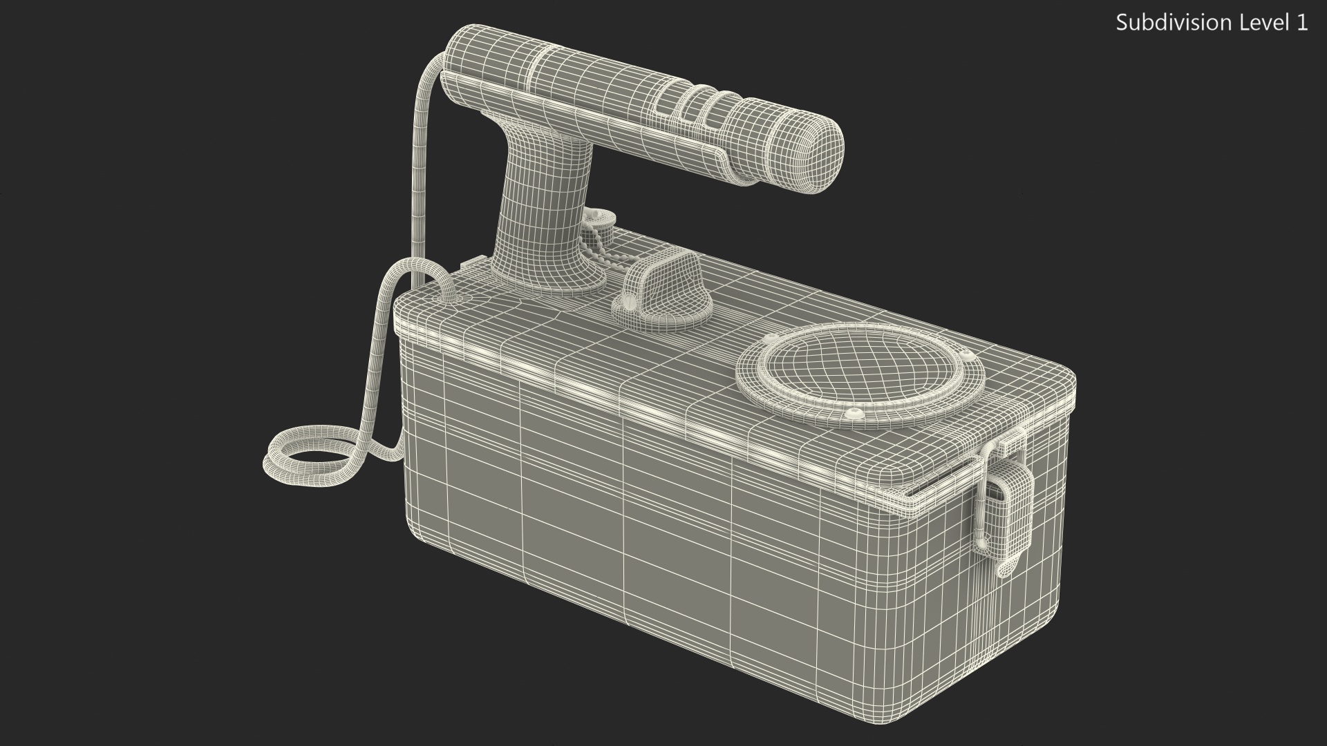Victoreen CDV 700 Classic Civil Defence Geiger Counter 3D model