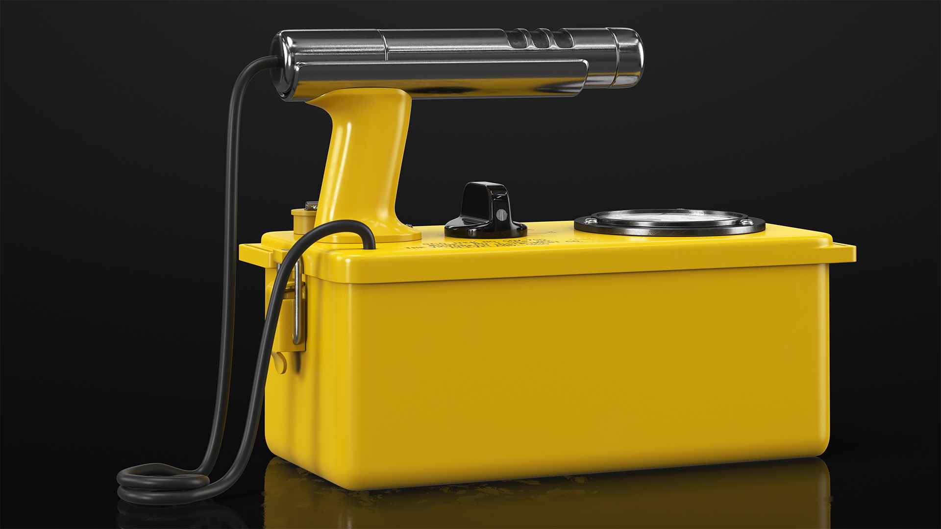 Victoreen CDV 700 Classic Civil Defence Geiger Counter 3D model