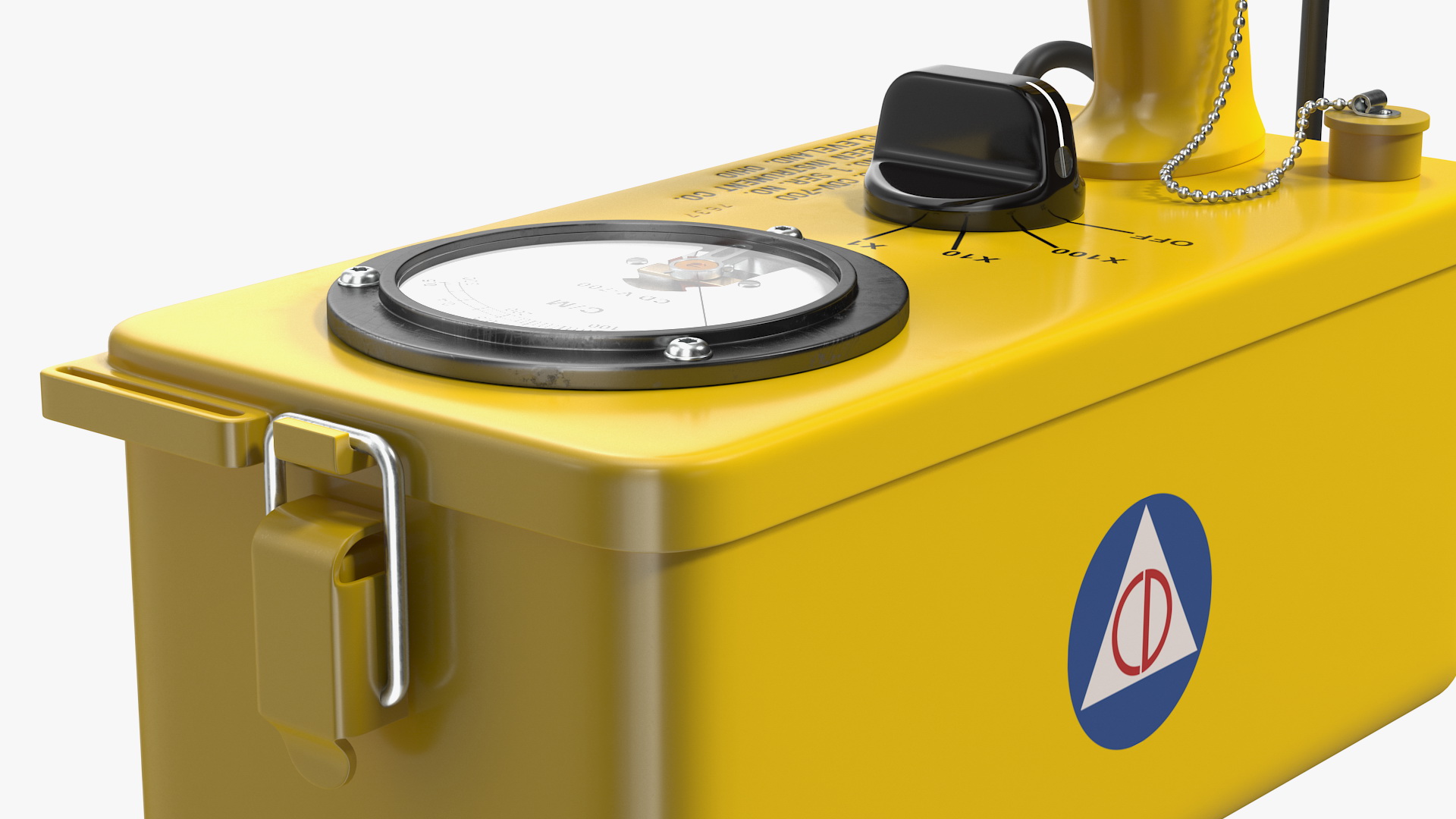 Victoreen CDV 700 Classic Civil Defence Geiger Counter 3D model