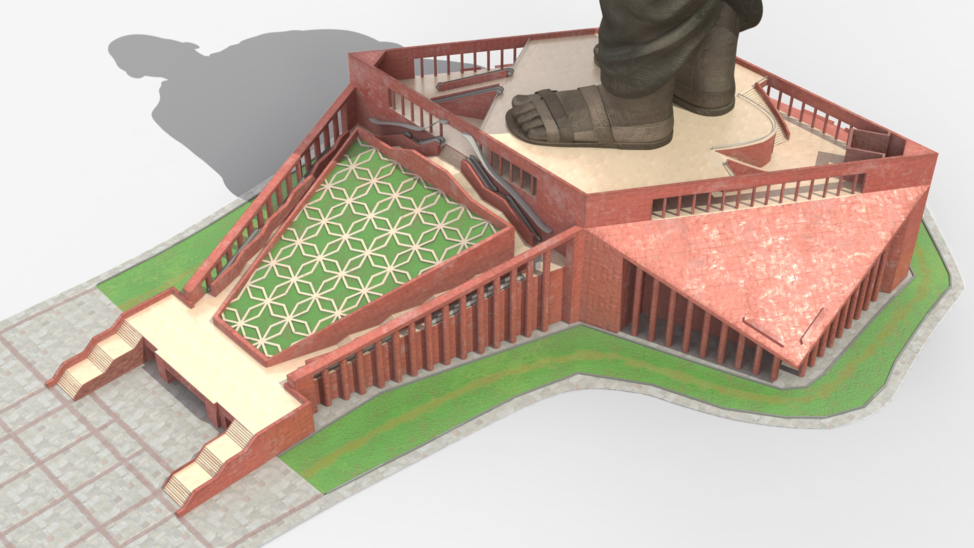 3D Statue of Unity India
