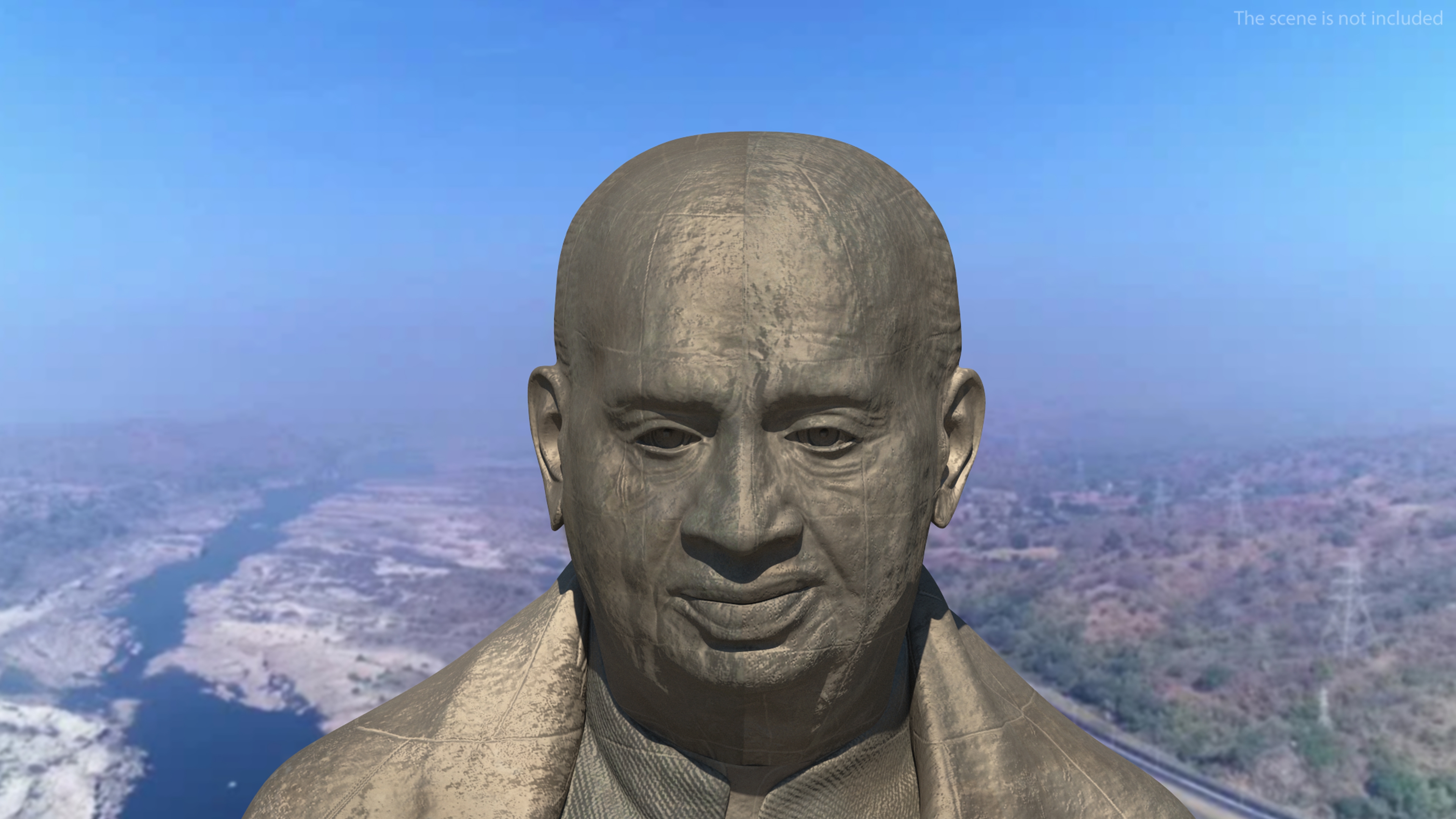 3D Statue of Unity India