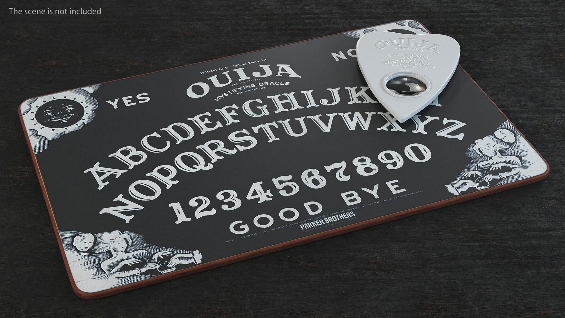 3D Ouija Board Dark