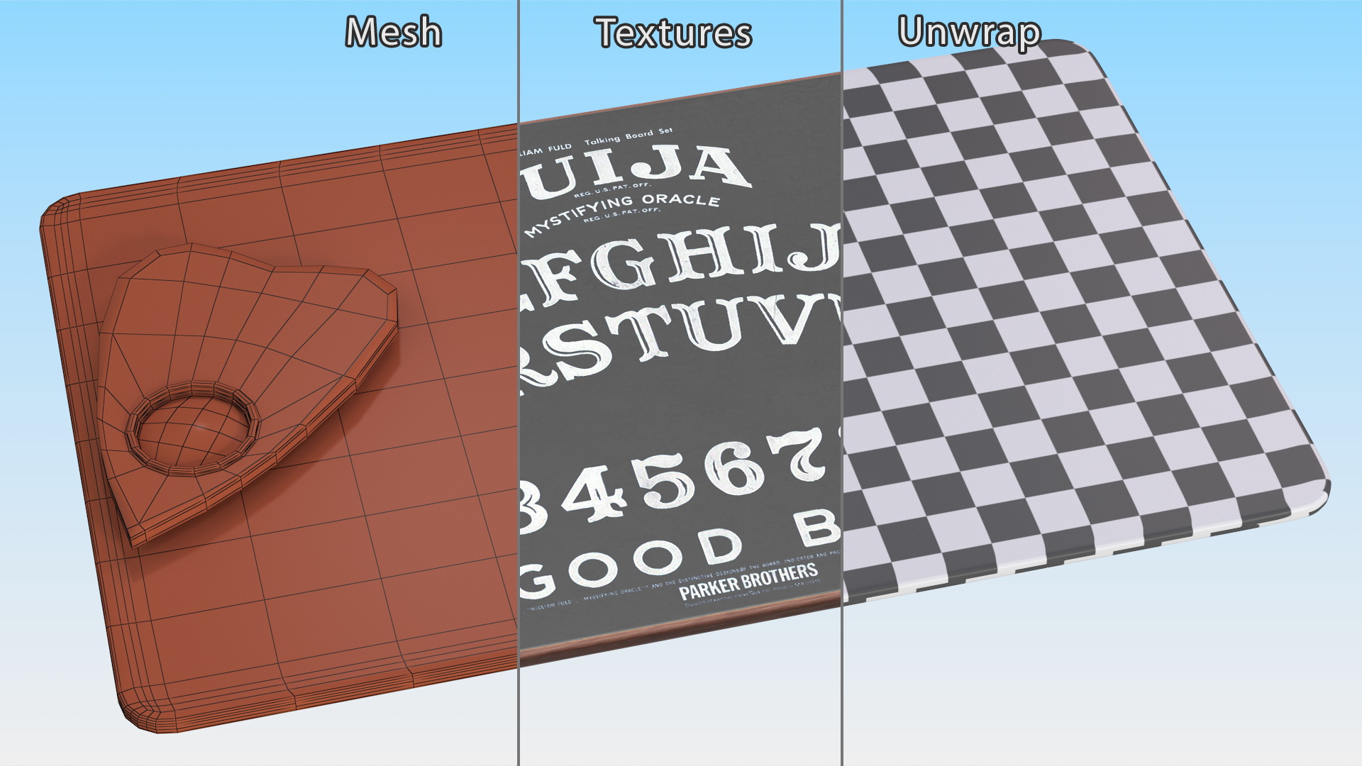 3D Ouija Board Dark