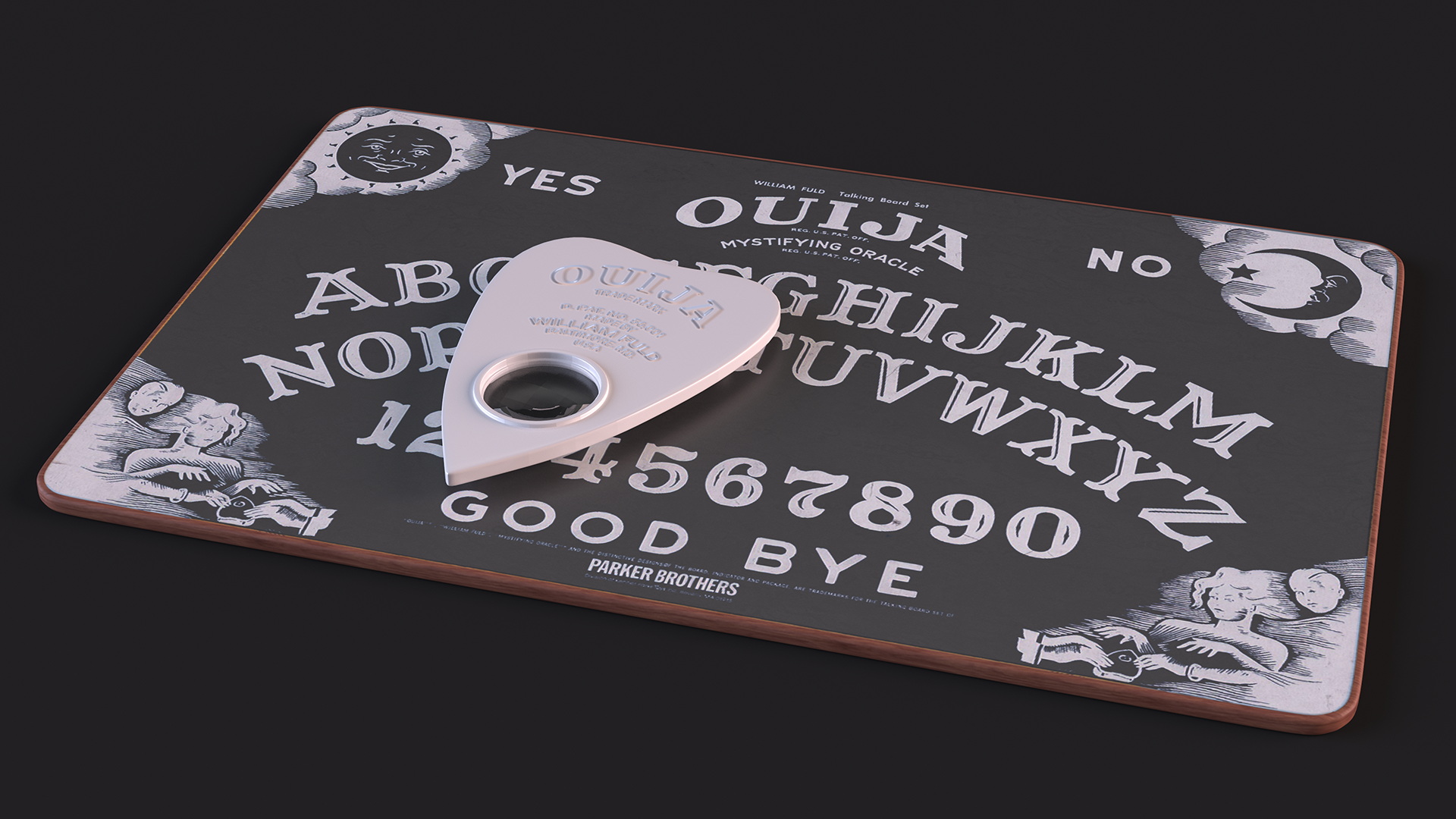 3D Ouija Board Dark