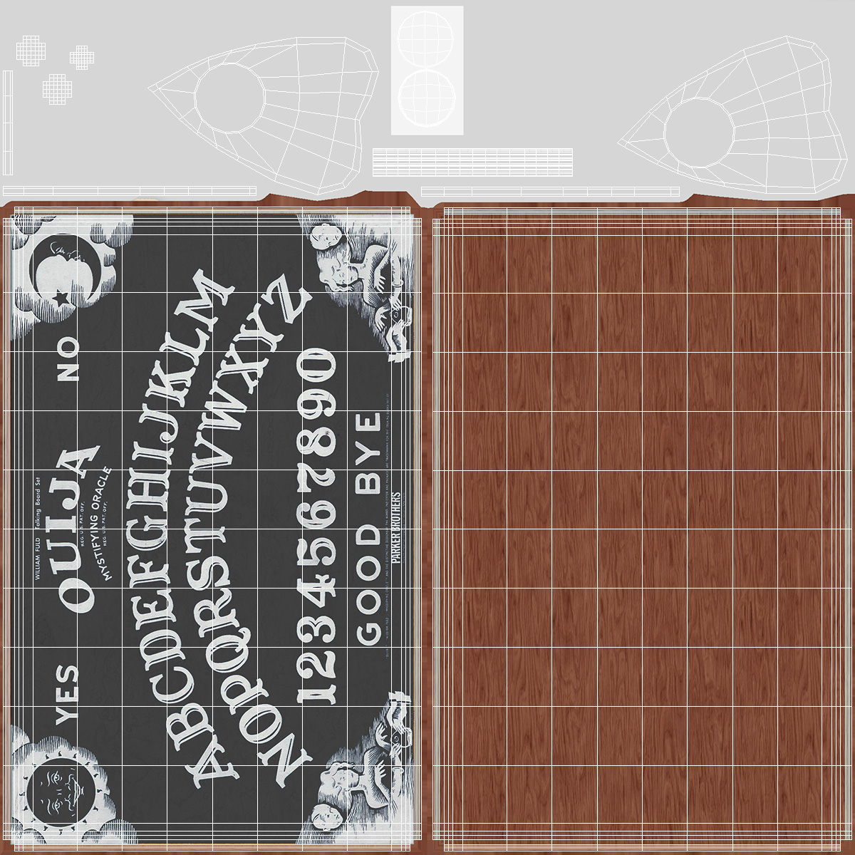 3D Ouija Board Dark