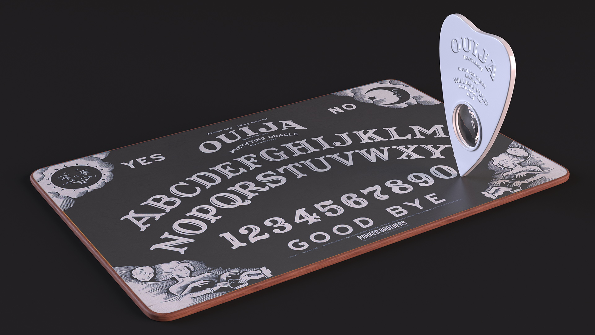 3D Ouija Board Dark