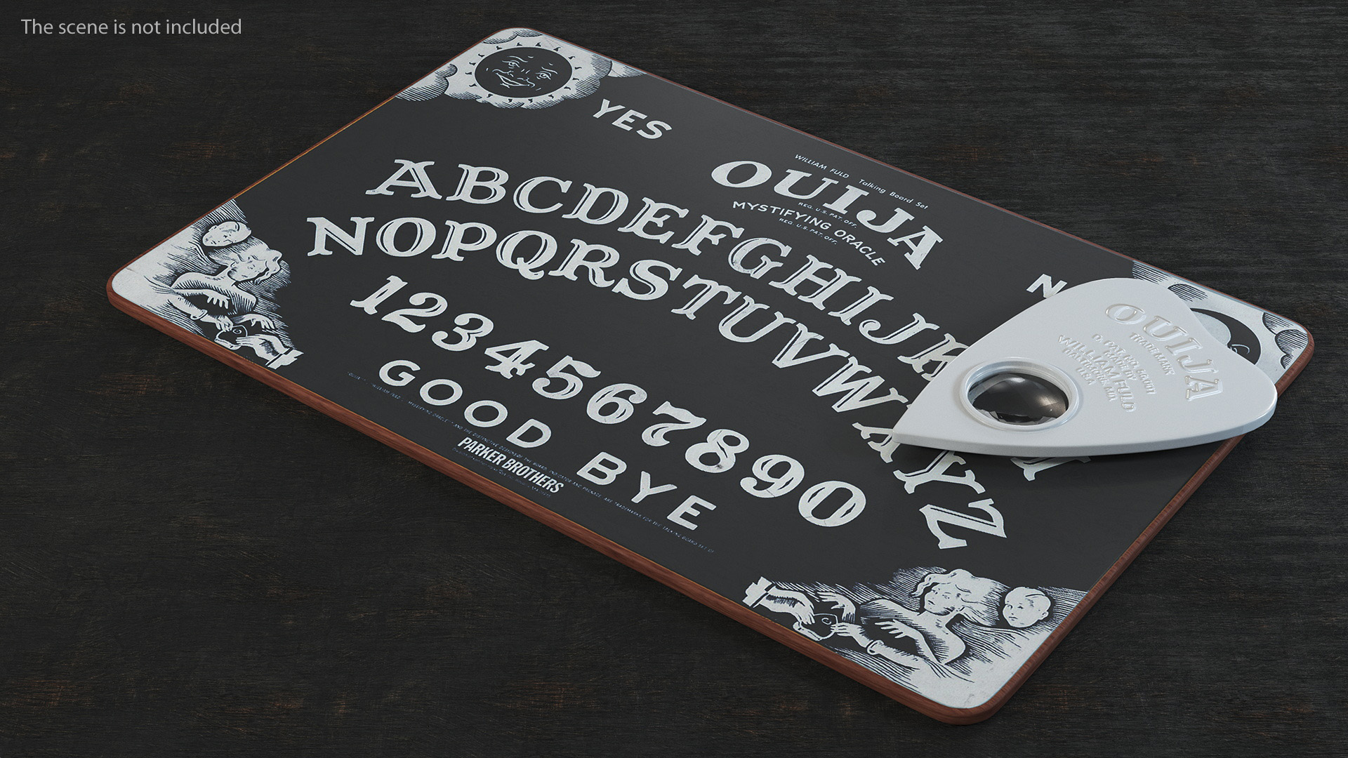 3D Ouija Board Dark