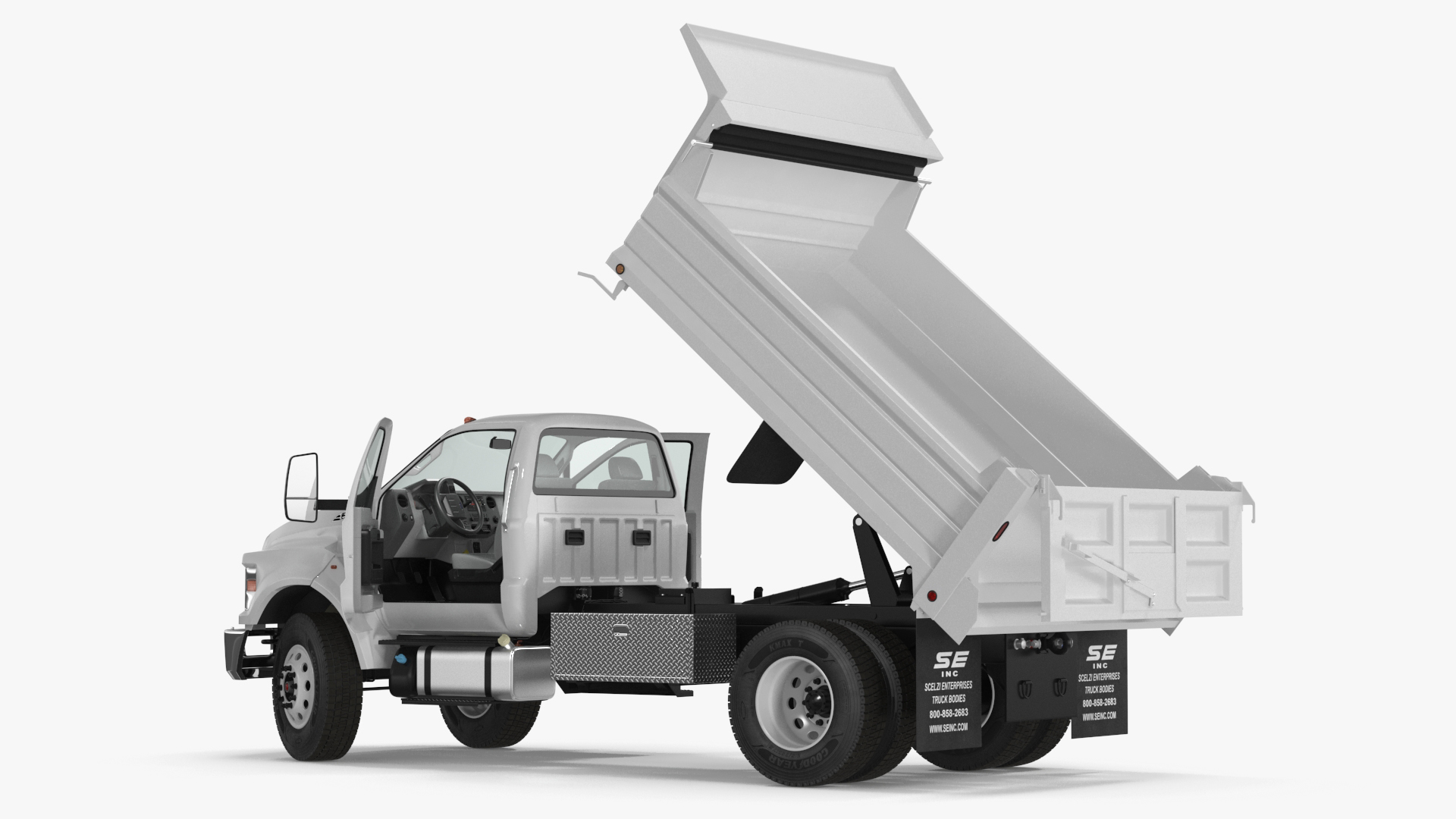3D Ford F-650 Supertrack Rigged model