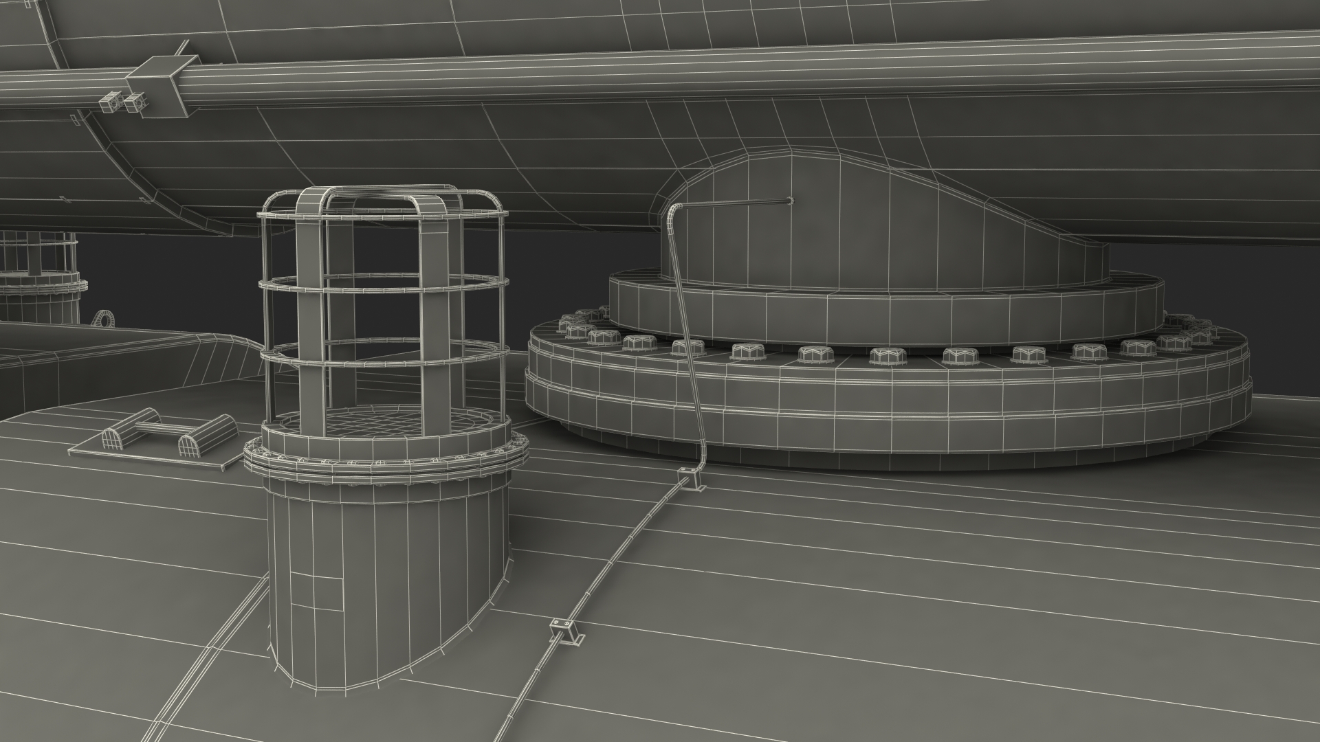 3D model Steam Driven Turbine Generator