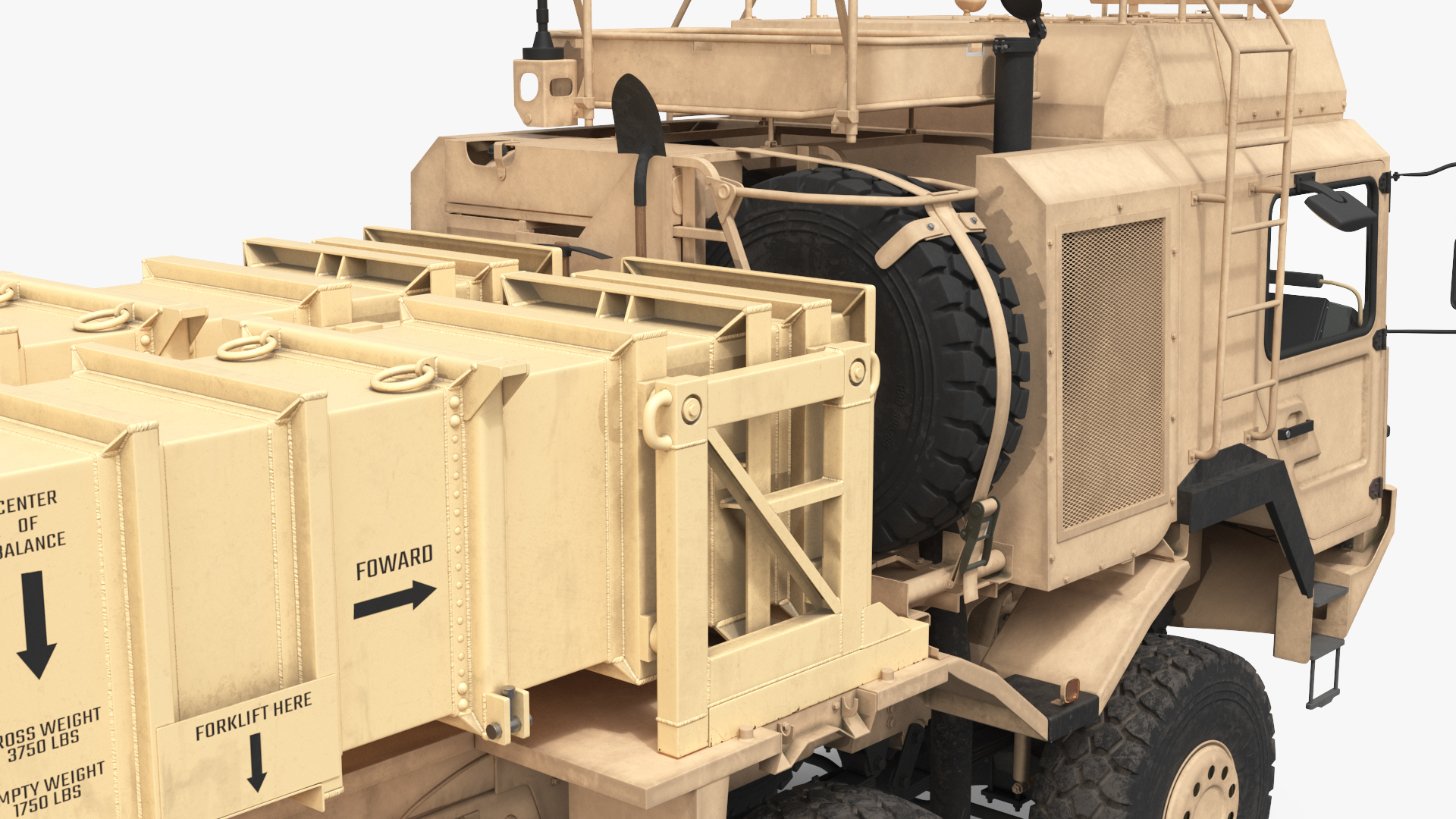 Ballistic Missile Shipping Module Beige - view 8