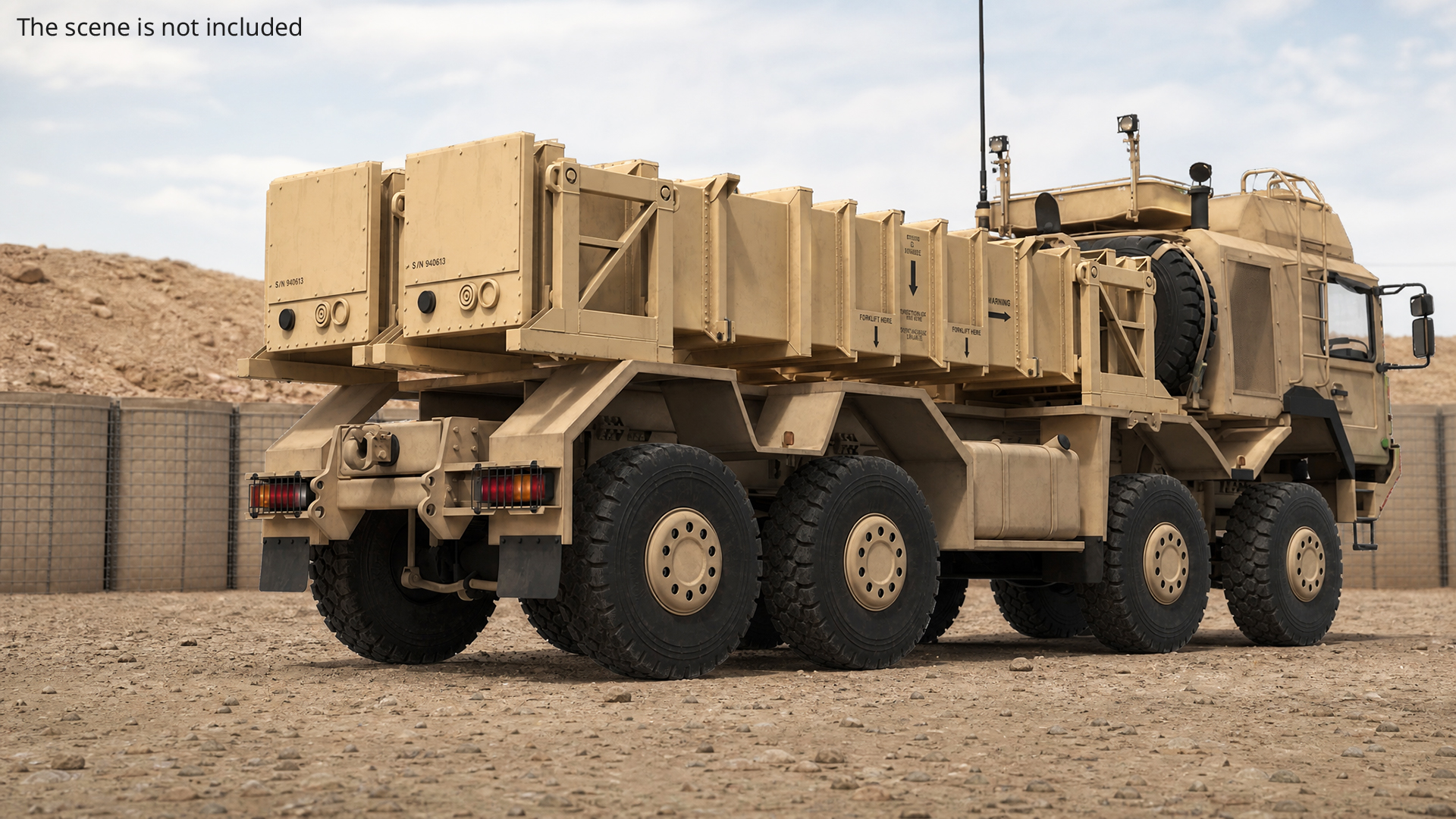Ballistic Missile Shipping Module Beige - view 3