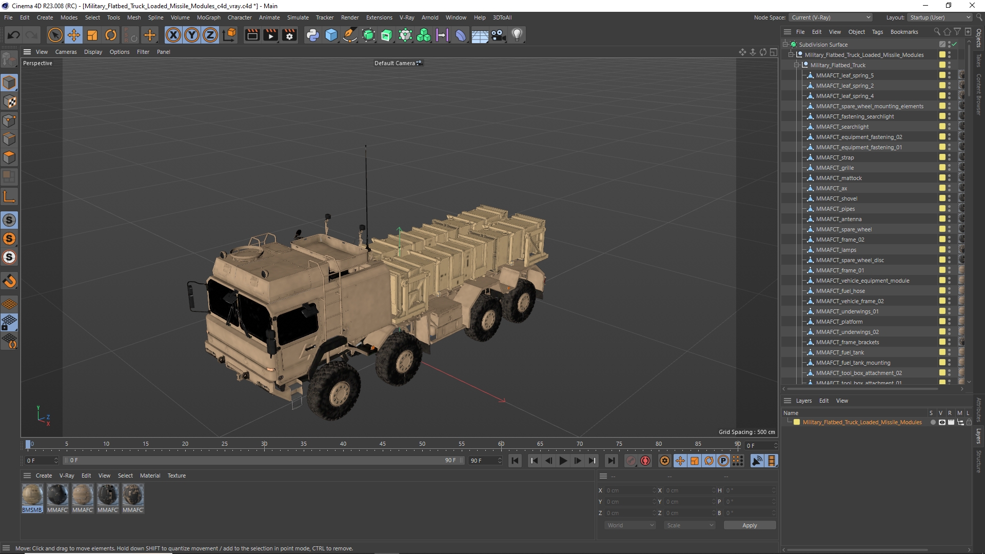 Ballistic Missile Shipping Module Beige - view 12