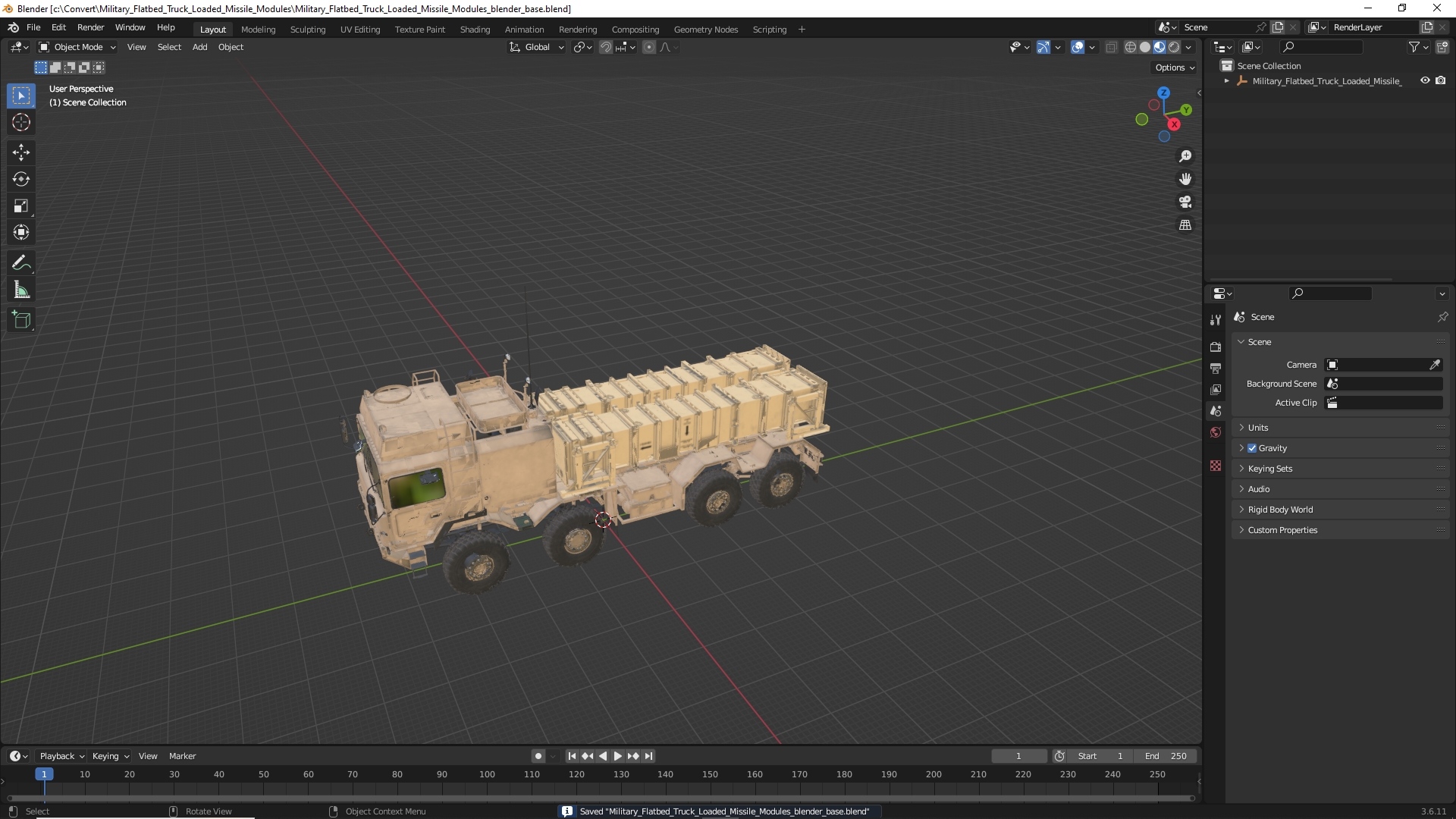 Ballistic Missile Shipping Module Beige - view 10