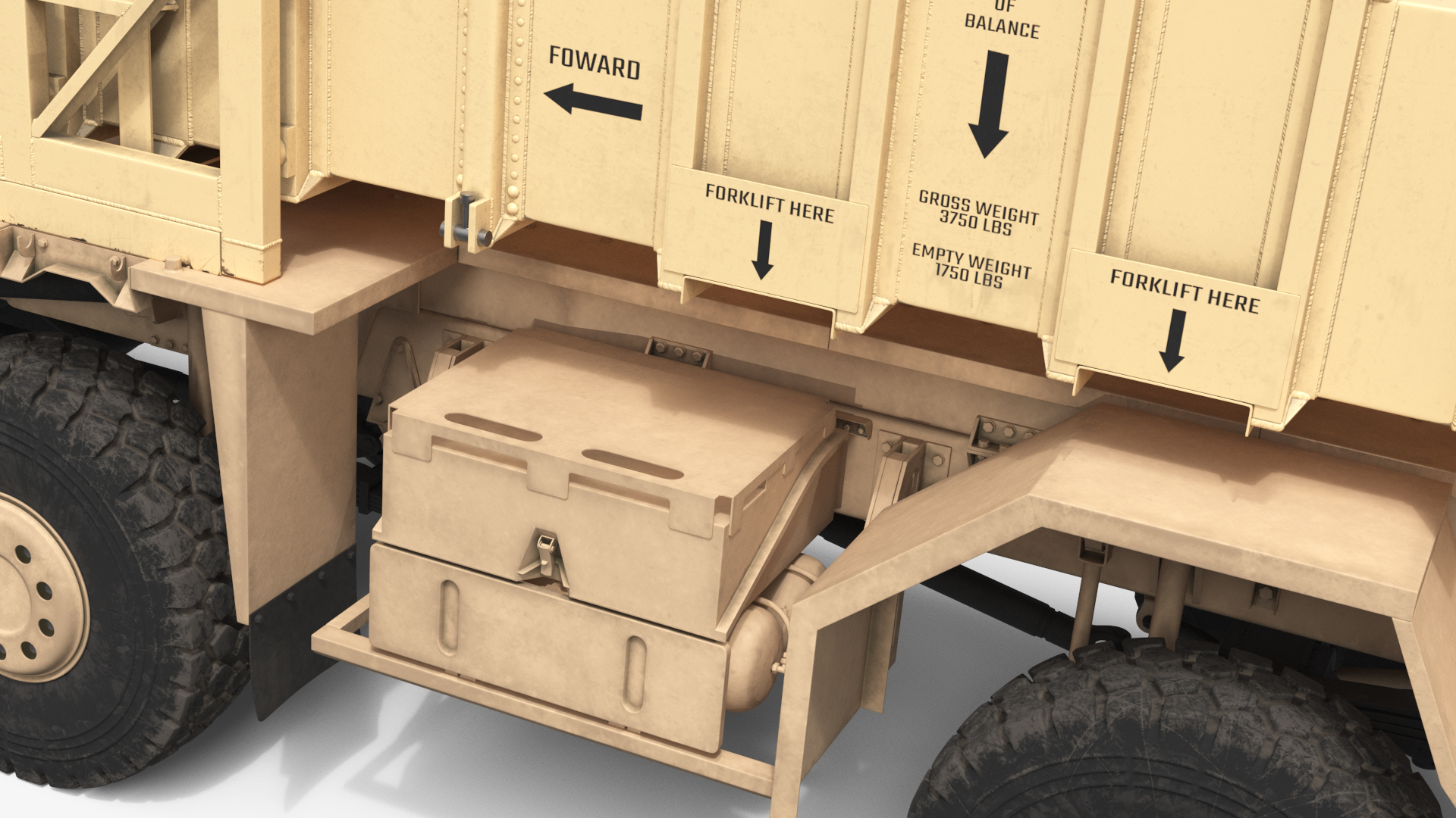 Military Flatbed Truck Loaded Missile Modules, view 10