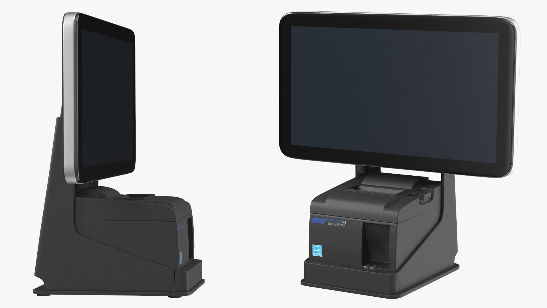 3D model Restaurant Self Service Kiosk Screen Off