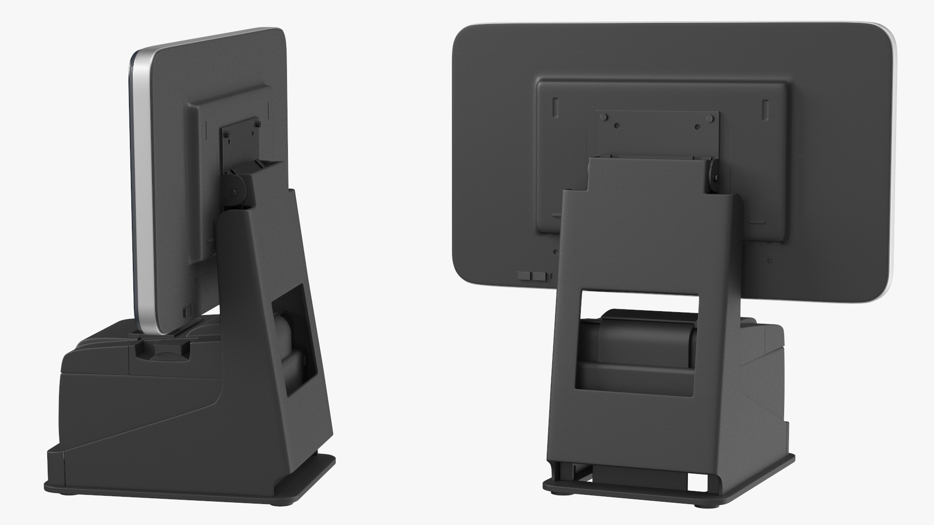 3D model Restaurant Self Service Kiosk Screen Off