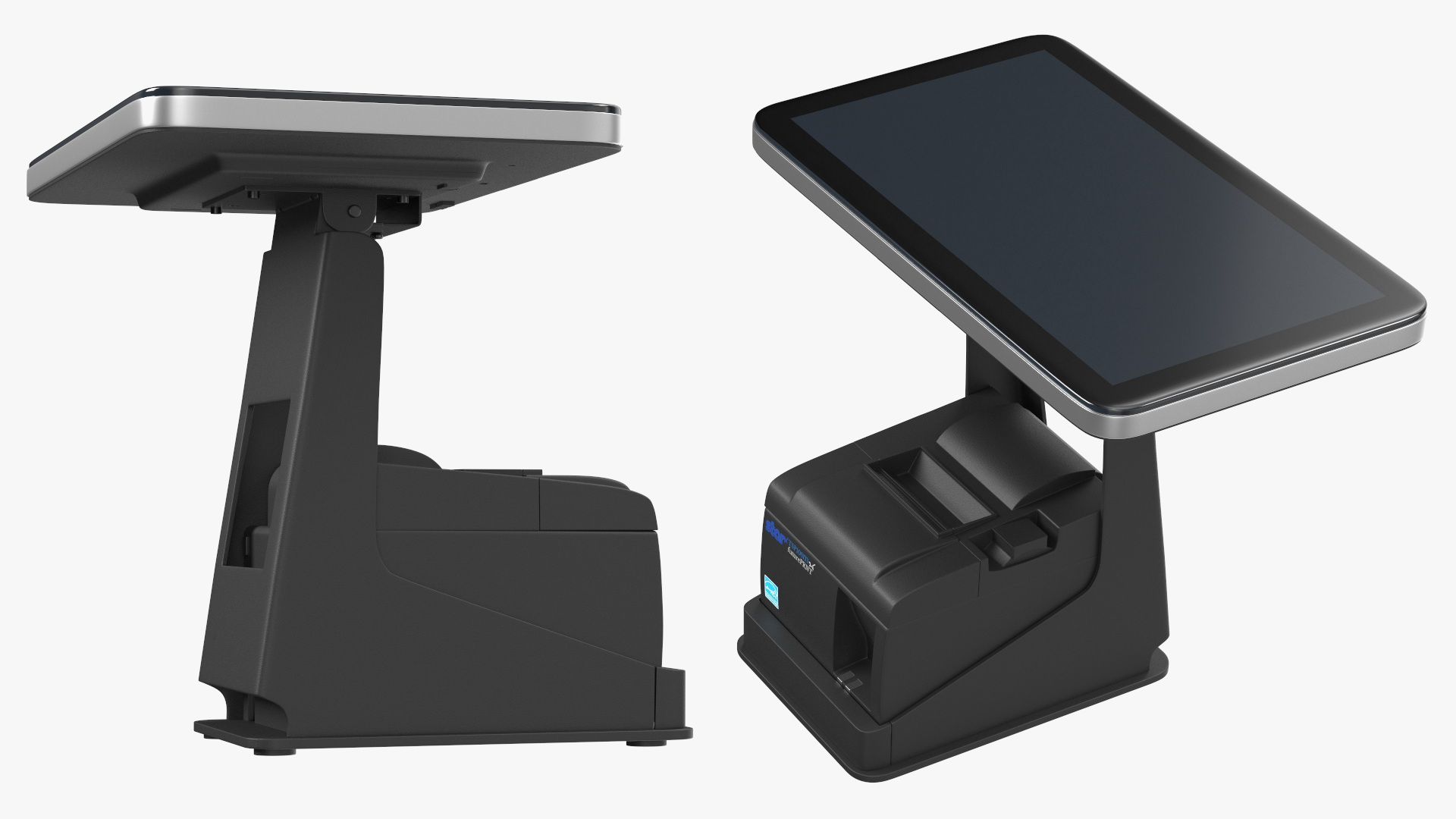 3D model Restaurant Self Service Kiosk Screen Off