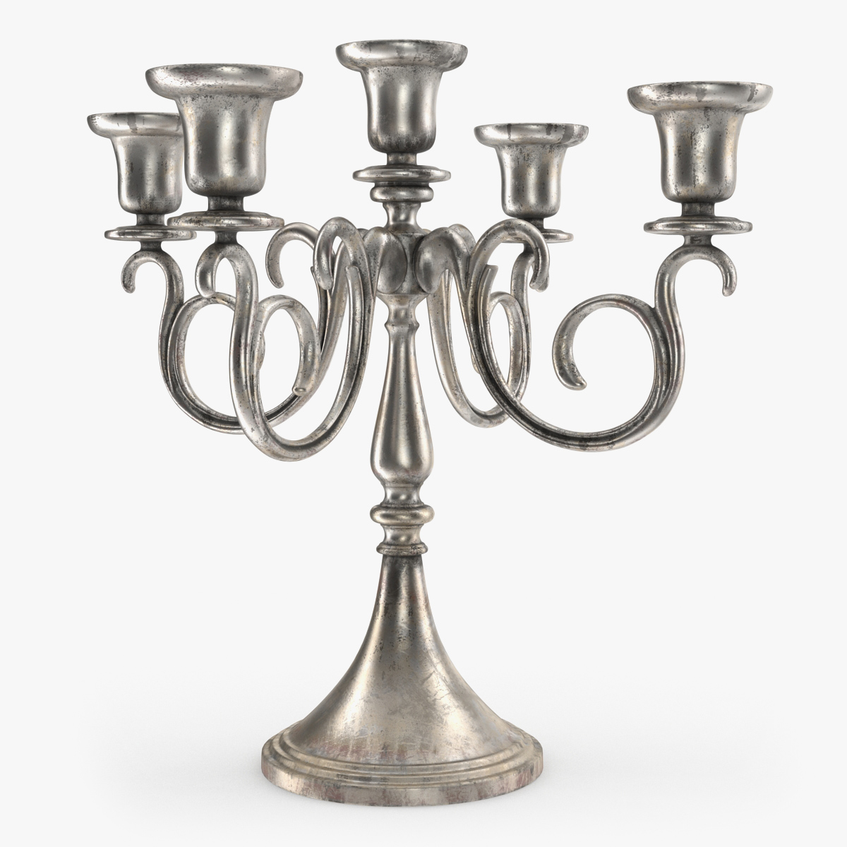 5 Branch Candlestick, view 3