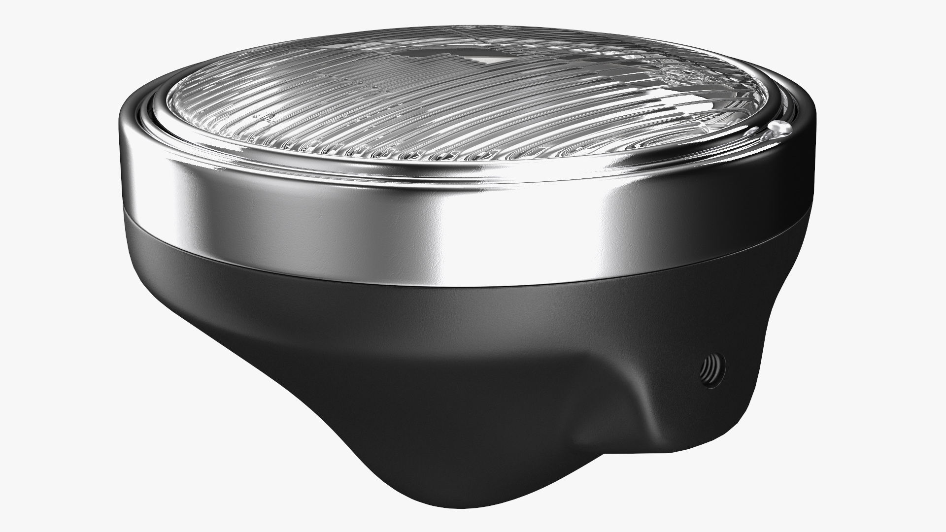 3D Motorcycle Headlight White