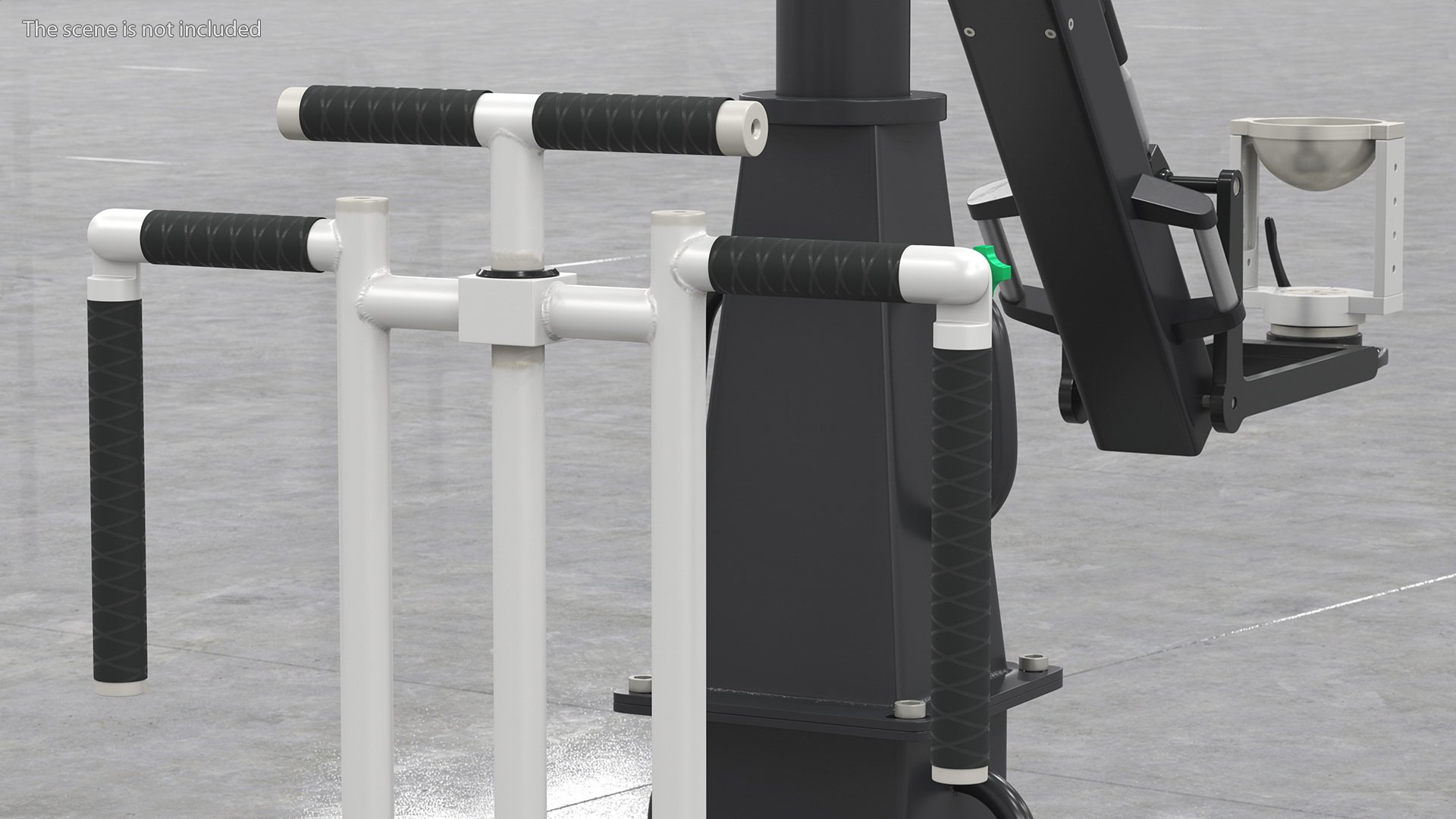 3D Dolly 4x4 with Mini Crane Rigged for Modo