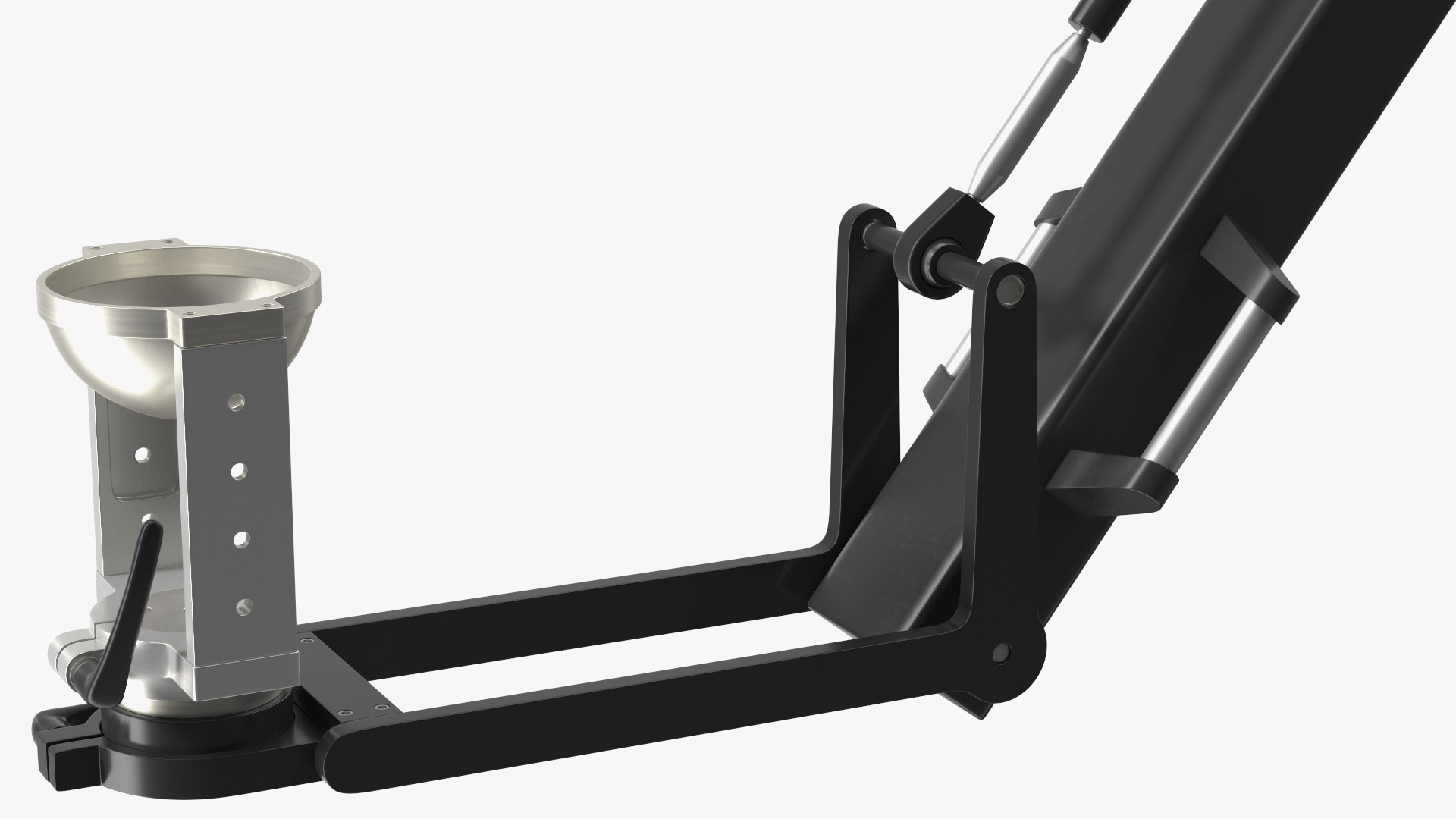 3D Dolly 4x4 with Mini Crane Rigged for Modo