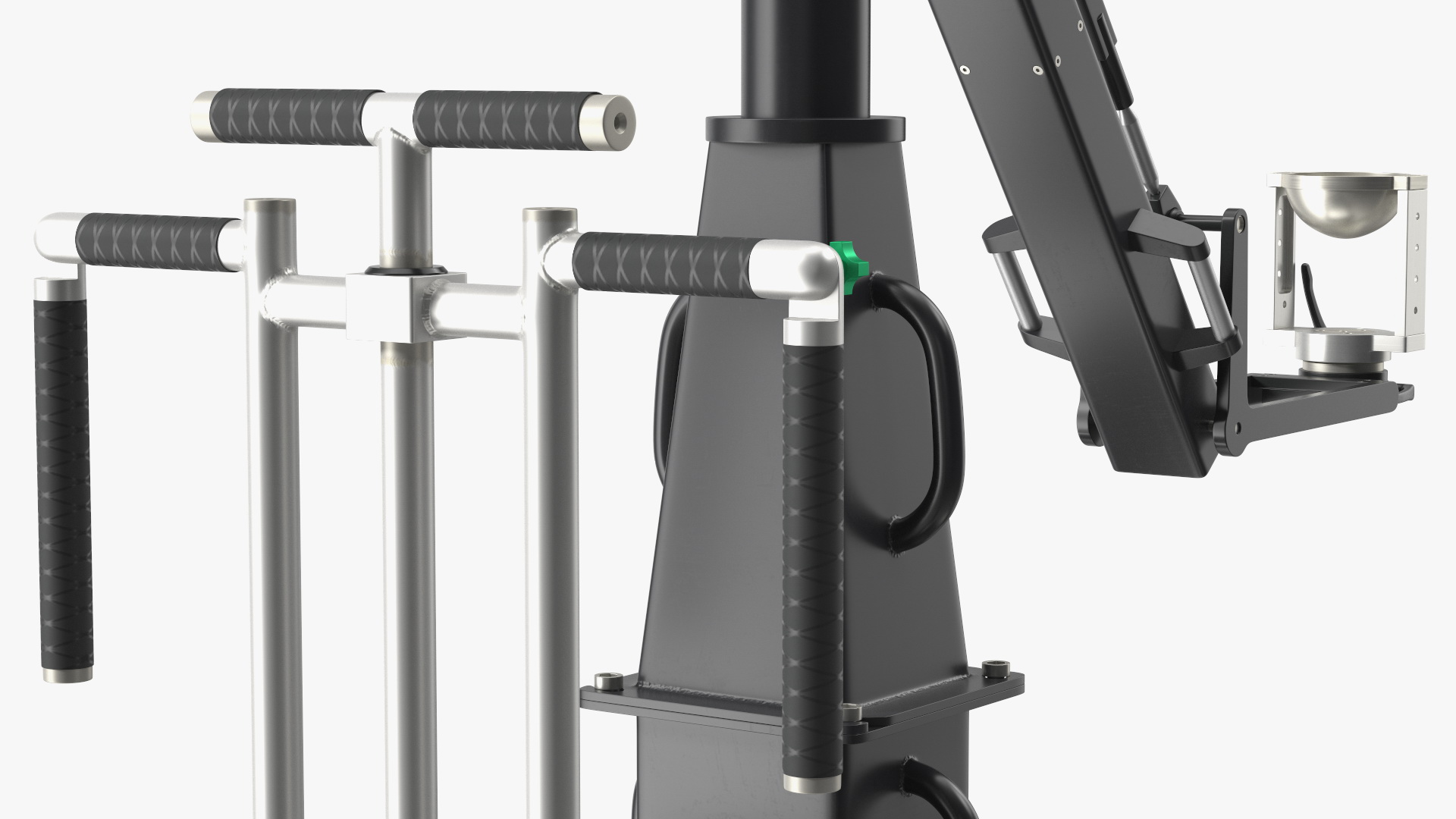 3D Dolly 4x4 with Mini Crane Rigged for Modo