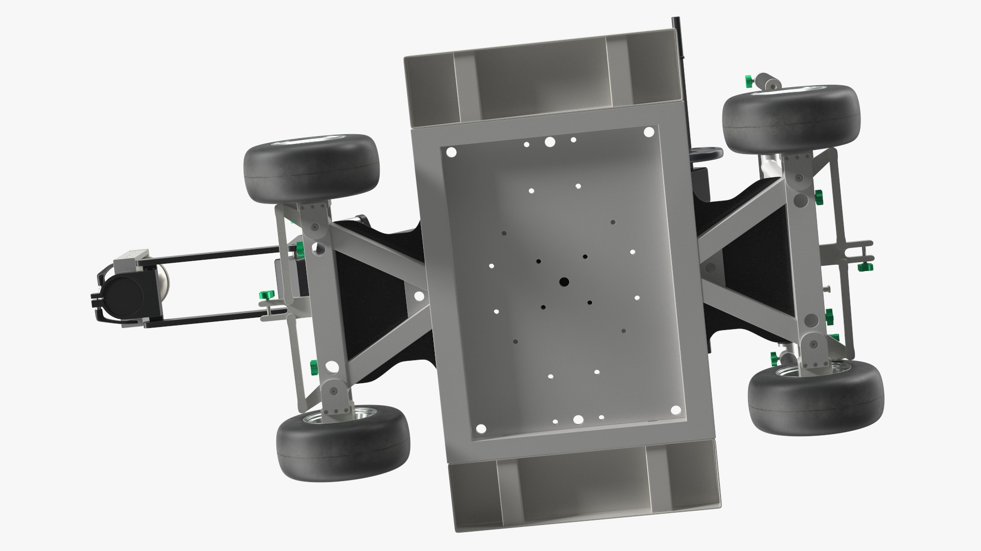 3D Dolly 4x4 with Mini Crane Rigged for Modo