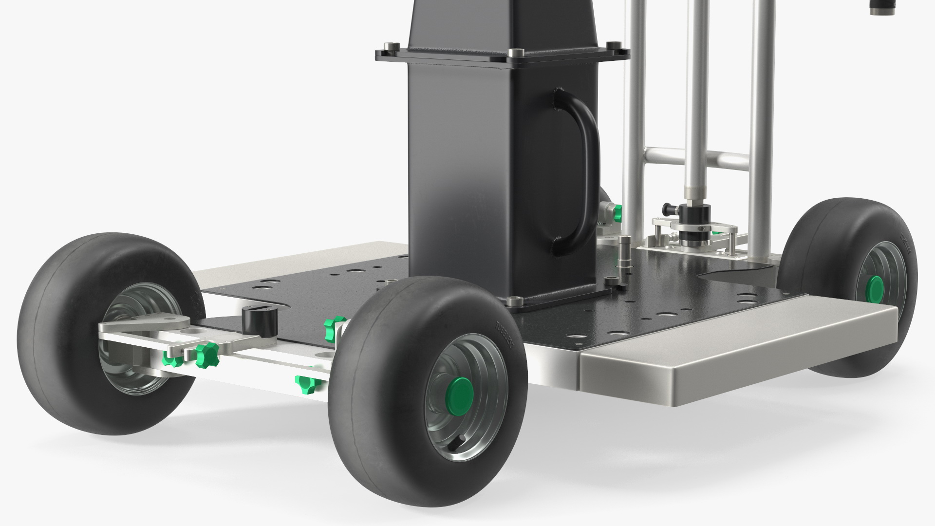 3D Dolly 4x4 with Mini Crane Rigged for Modo