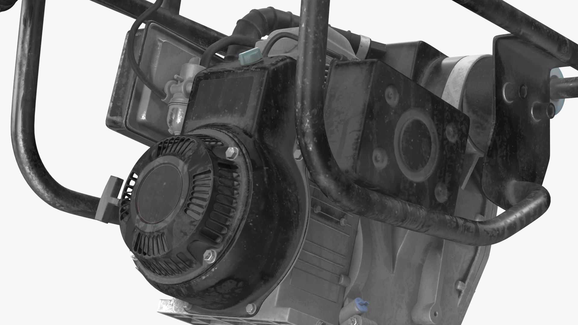 3D model Tamping Rammer Dirty