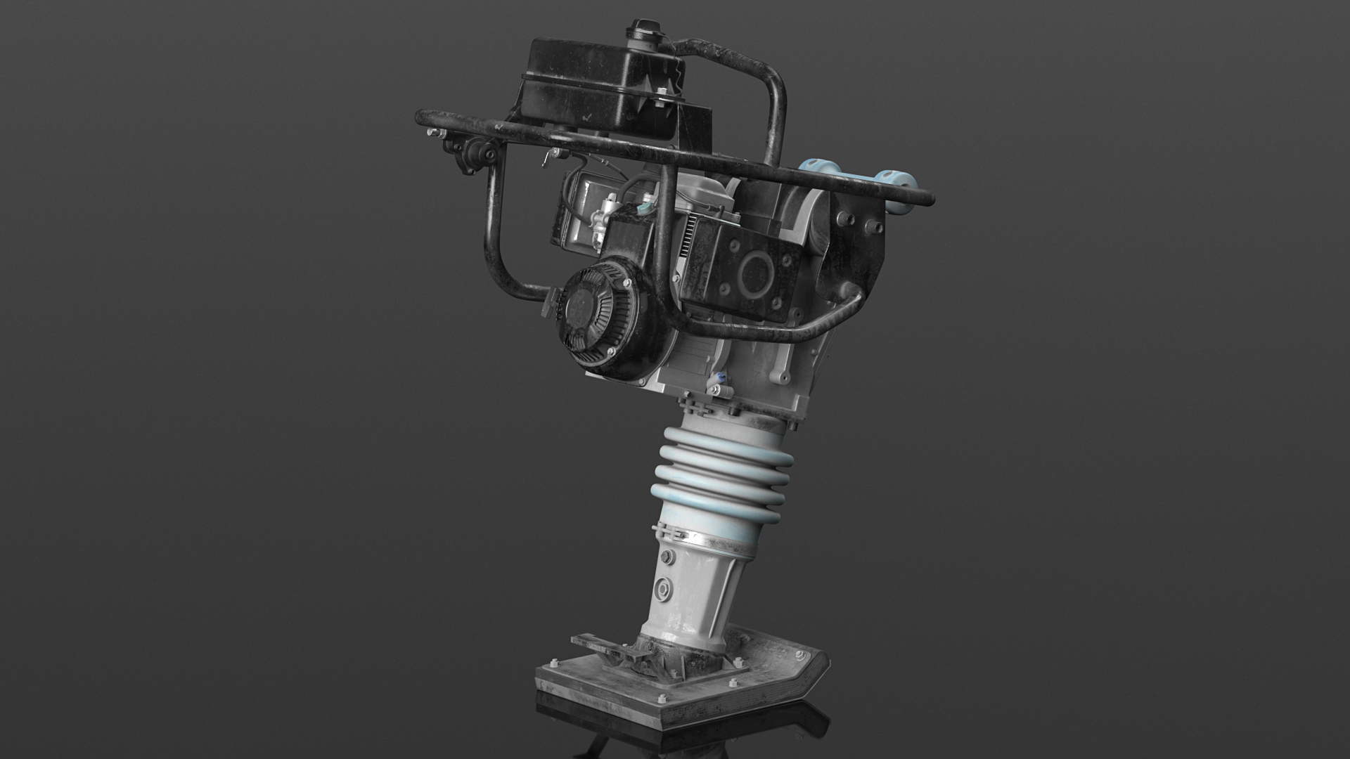 3D model Tamping Rammer Dirty