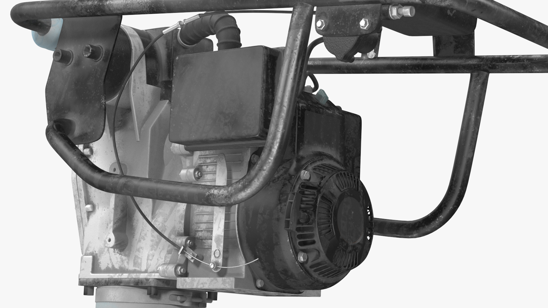 3D model Tamping Rammer Dirty