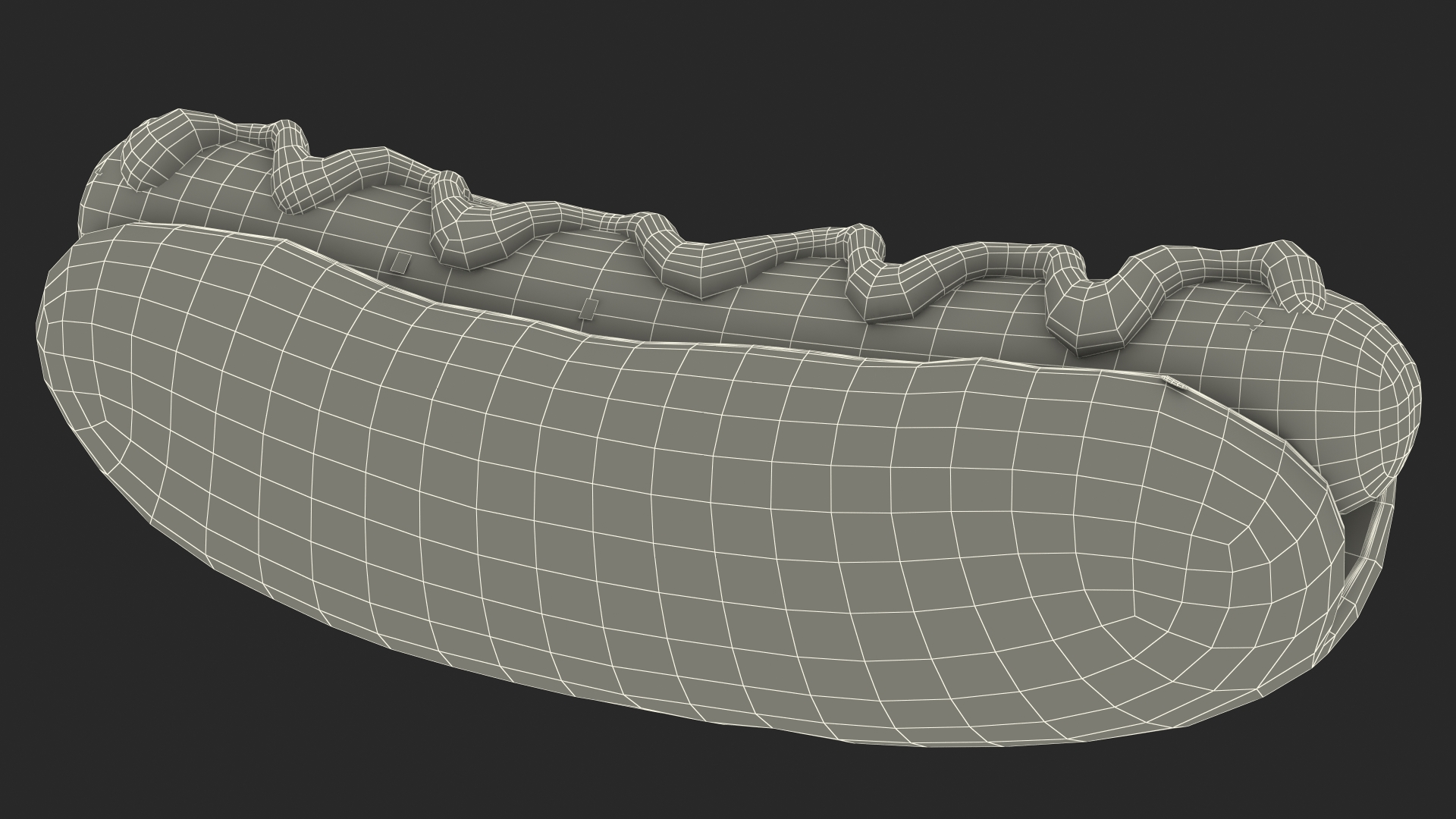 3D model Hot Dog with Ketchup